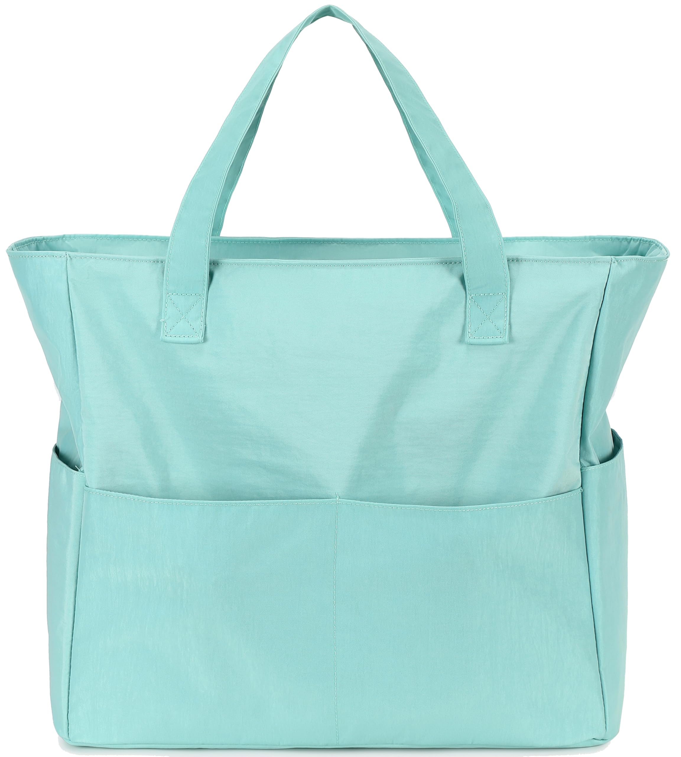 Waterproof & Sandproof Beach Tote Bag for Women - Large Zippered Pool Bag with Wet Pocket - Perfect for Gym, Grocery Shopping, Travel & Beach Days