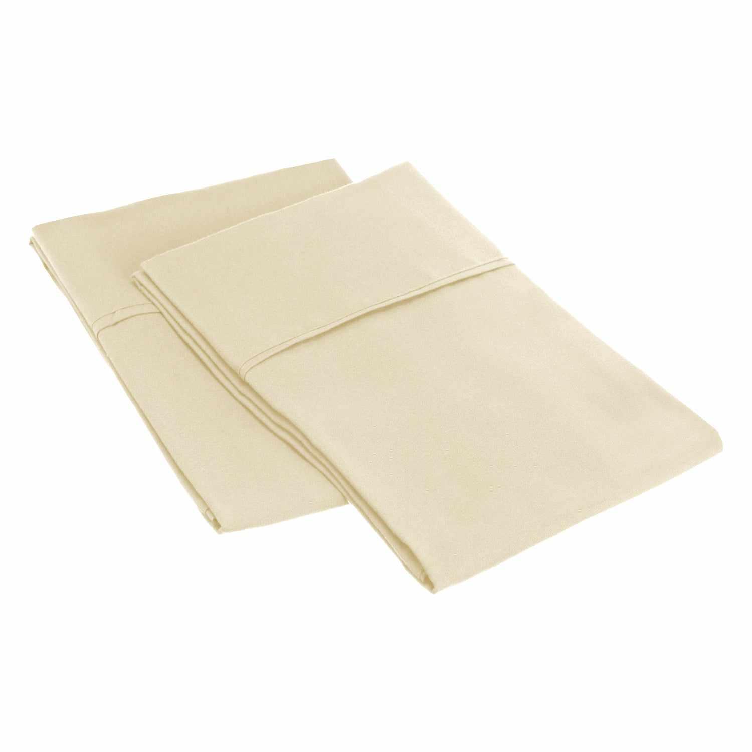 2-Piece Microfiber Wrinkle Resistant Pillowcase Set - Soft & Breathable Bedding for Side Sleepers & Hot Sleepers - Perfect for Home, Hotel, and Travel Use