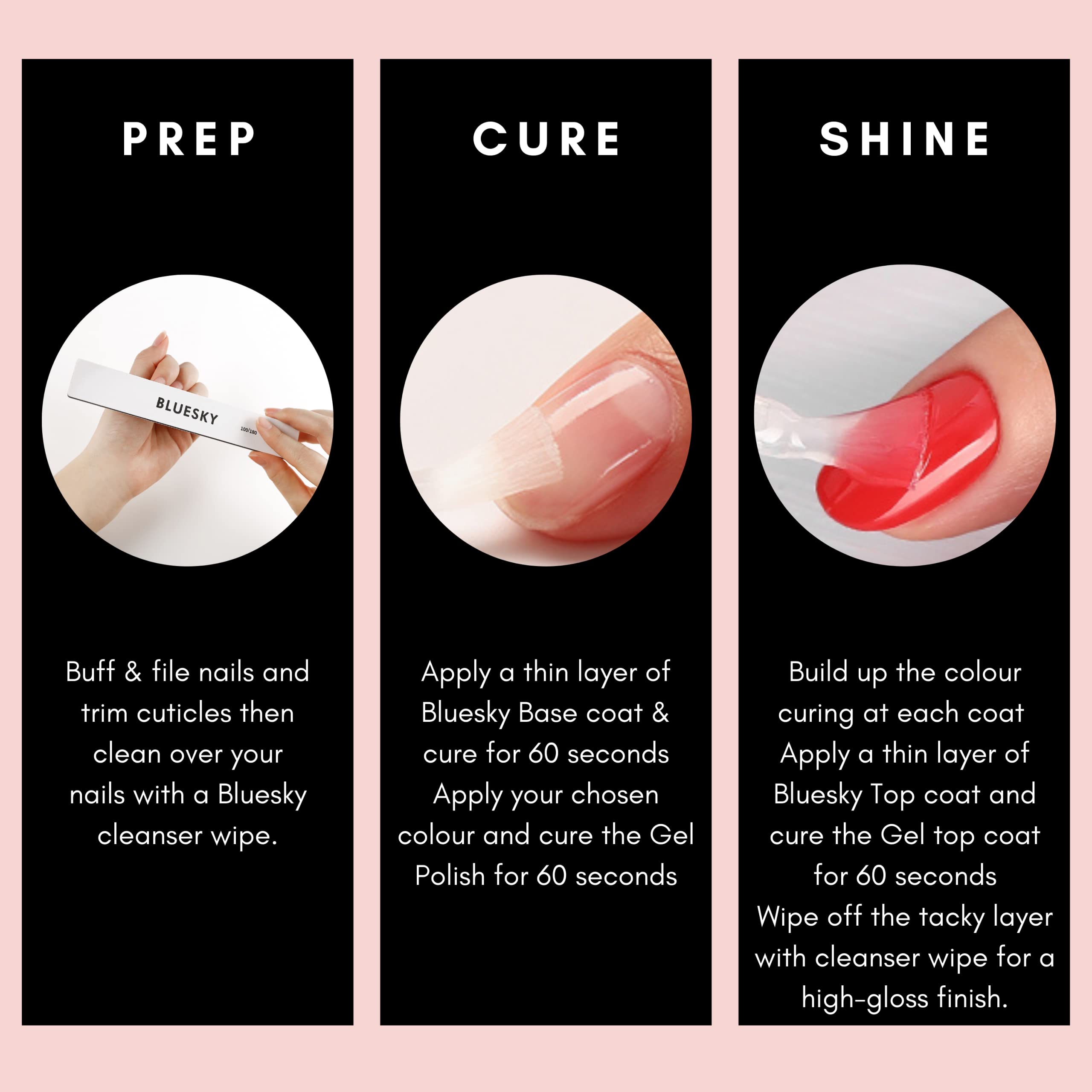 Bluesky Gel Nail Polish - Cake Pop 80547 Flamingo Light Pink, 10ml Long Lasting Chip Resistant UV LED Lamp Required | Perfect for Manicures, Pedicures, Nail Art & Salon Use