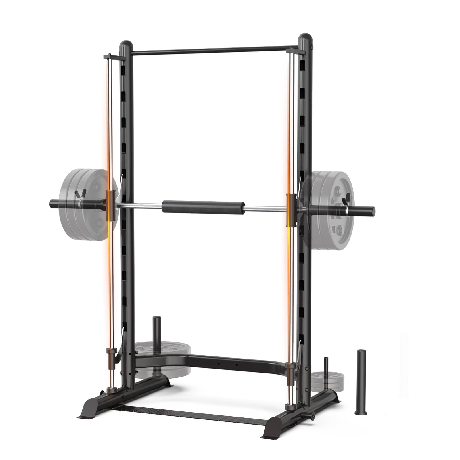 SincMill S1000 Power Rack - Heavy Duty Squat Rack with Bench Press Bar & Weight Bench for Home Gym | Strength Training Equipment for CrossFit, Powerlifting & Home Workouts
