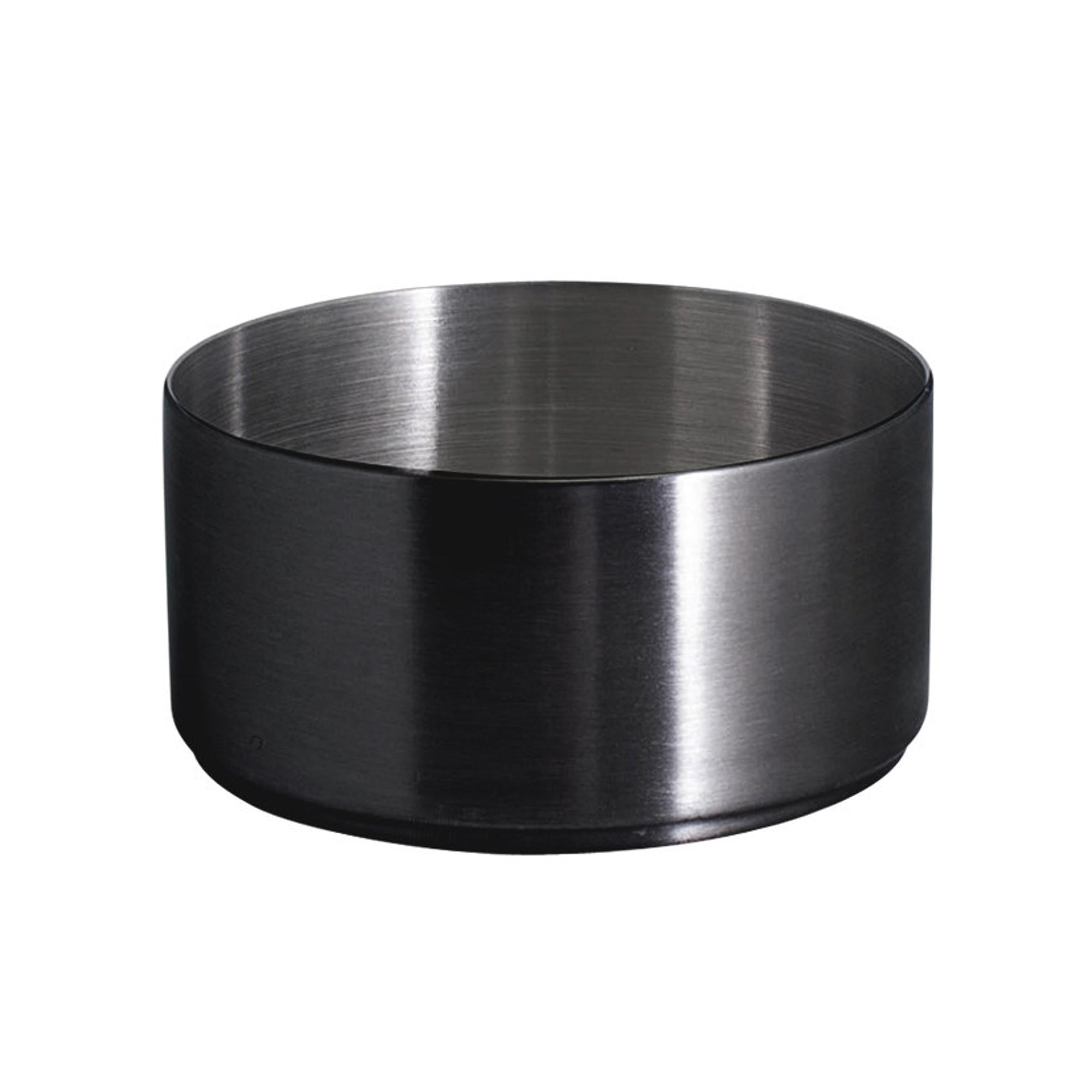Premium 6 oz Brushed Stainless Steel Ramekins - Set of 12, Round Soho Style - Perfect for Baking, Desserts, Soufflés & Kitchen Organization