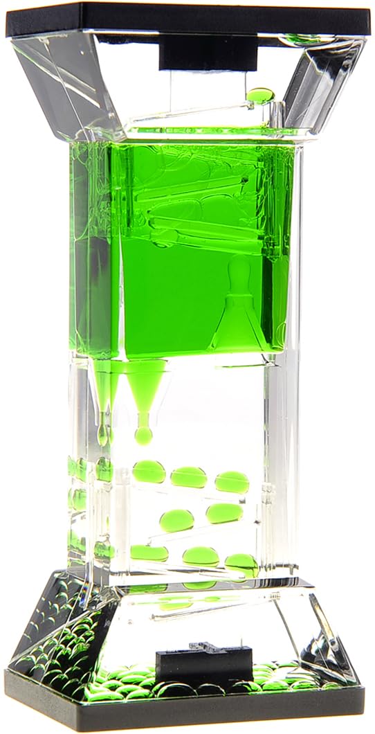 PowerTRC Liquid Motion Bubbler Sensory Fidget Toy for ADHD, Anxiety & Autism Relief - Calming Desk Toy for Kids & Adults | Handheld Water Flow Relaxation Game for Stress Relief, Focus & Sensory Play