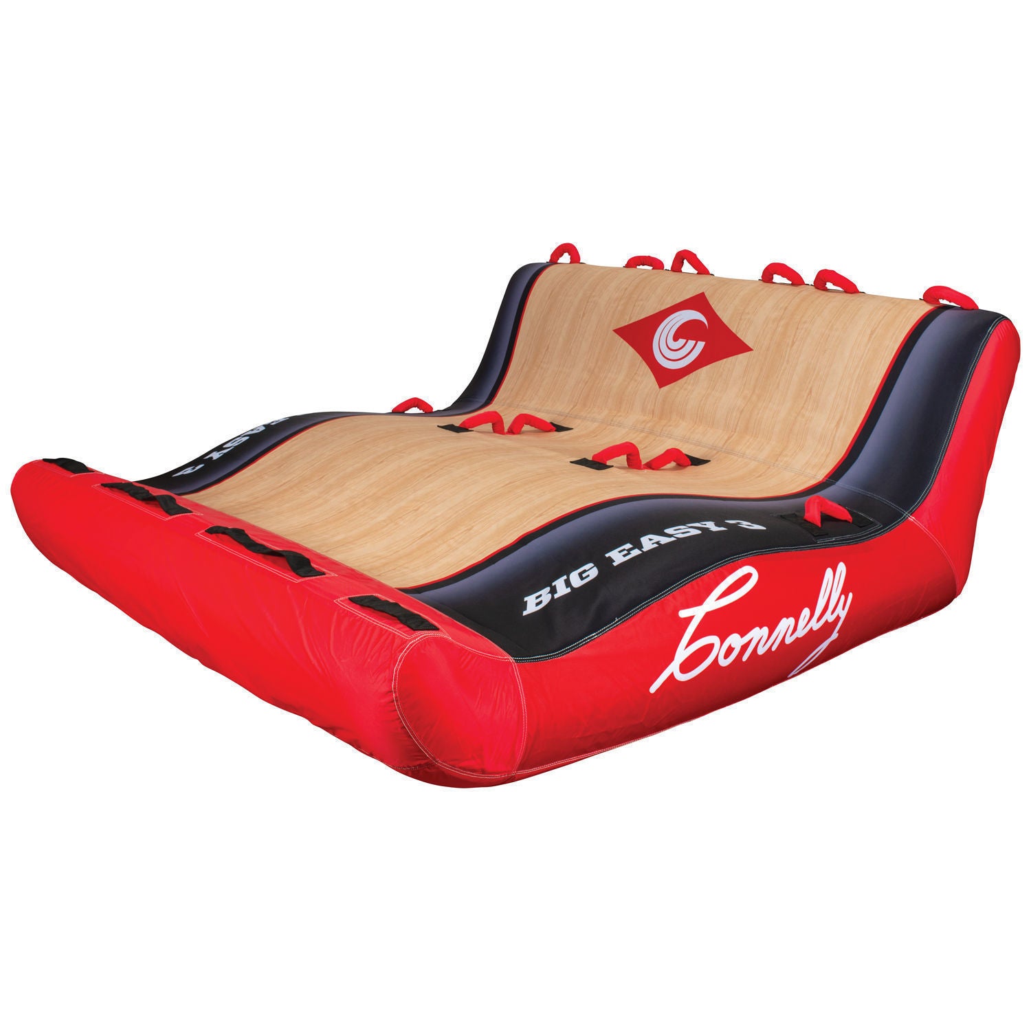 Connelly Big Easy 3 Soft Top Towable Tube - 3 Person Inflatable Water Tube for Boating & Lake Fun - Perfect for Family Rides & Summer Water Sports