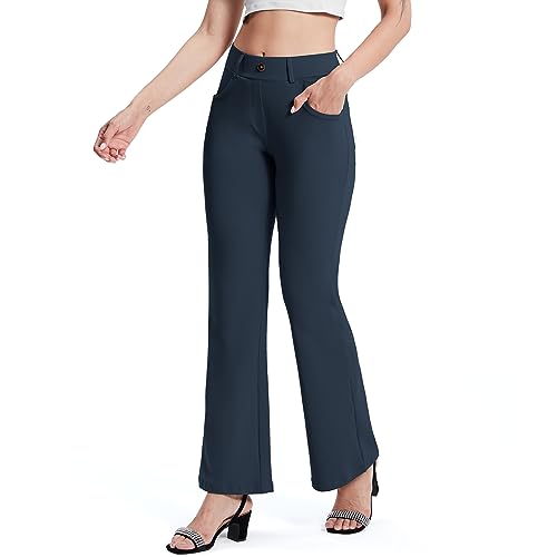 B Navy Blue Bootcut