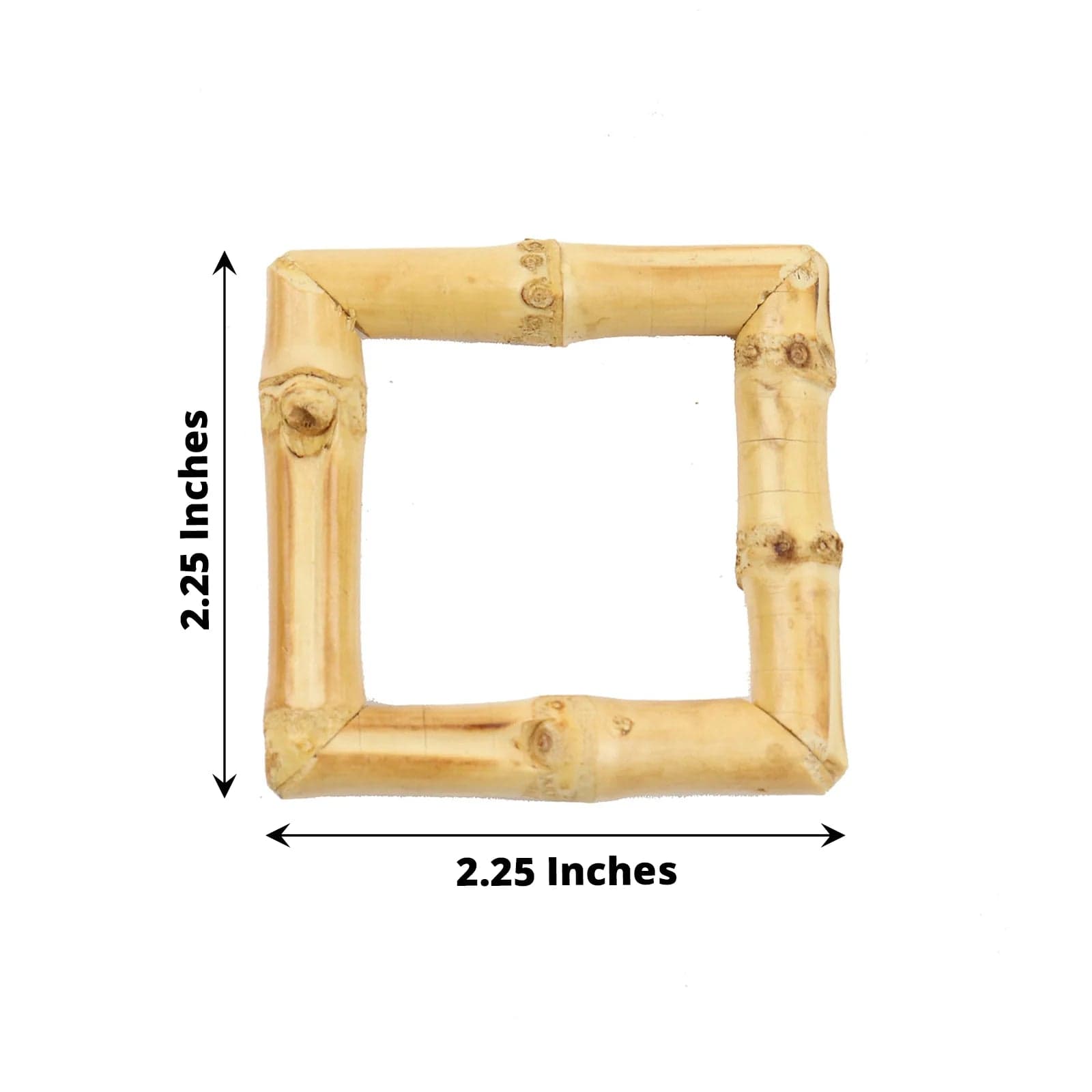 4 Pack Natural Bamboo Wood Napkin Rings - Eco-Friendly Tableware for Weddings, Parties & Home Decor