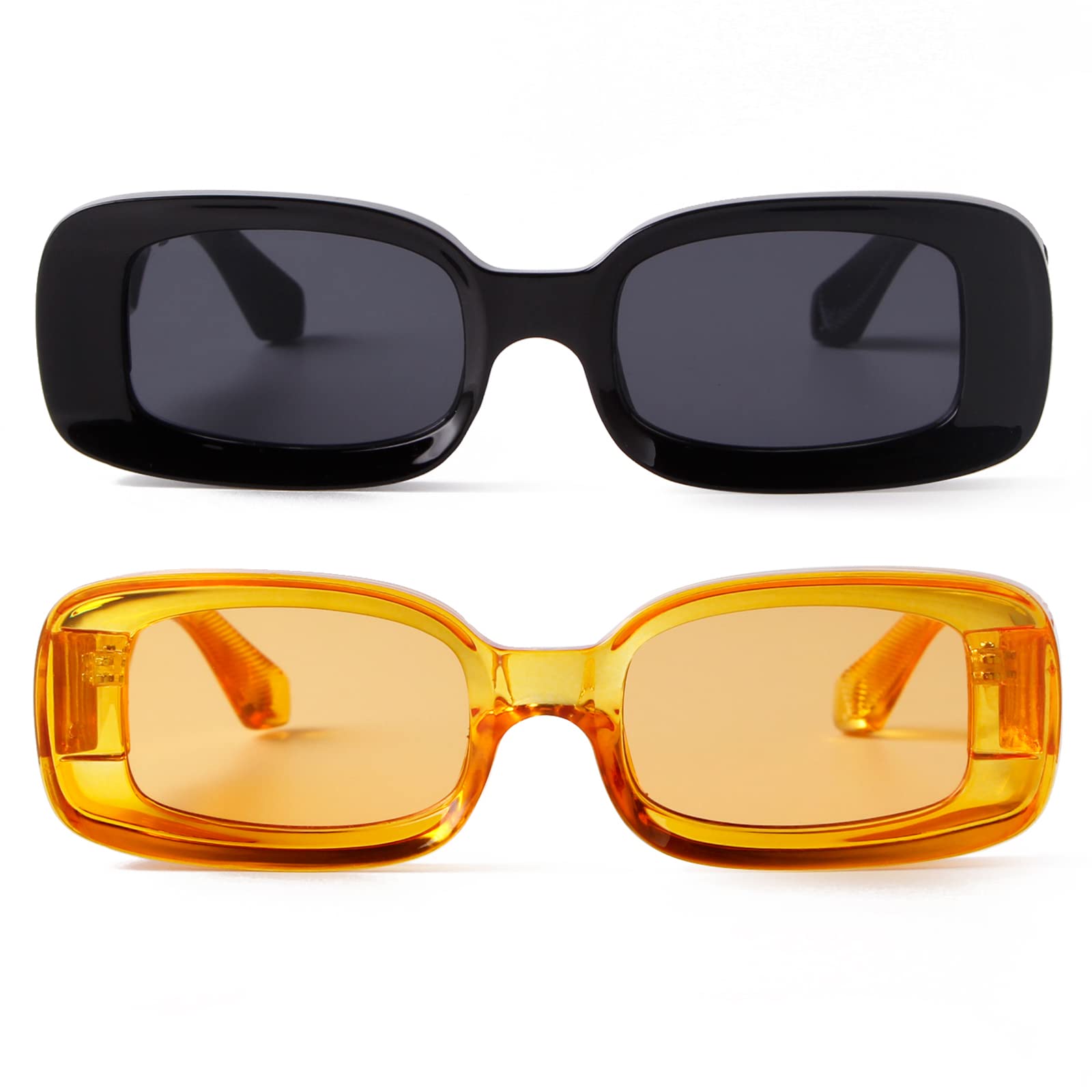 Stylish Polarized Vintage Sunglasses for Women & Men – UV Protection, Round & Square Retro Shades – Perfect for Beach, Driving, and Outdoor Activities