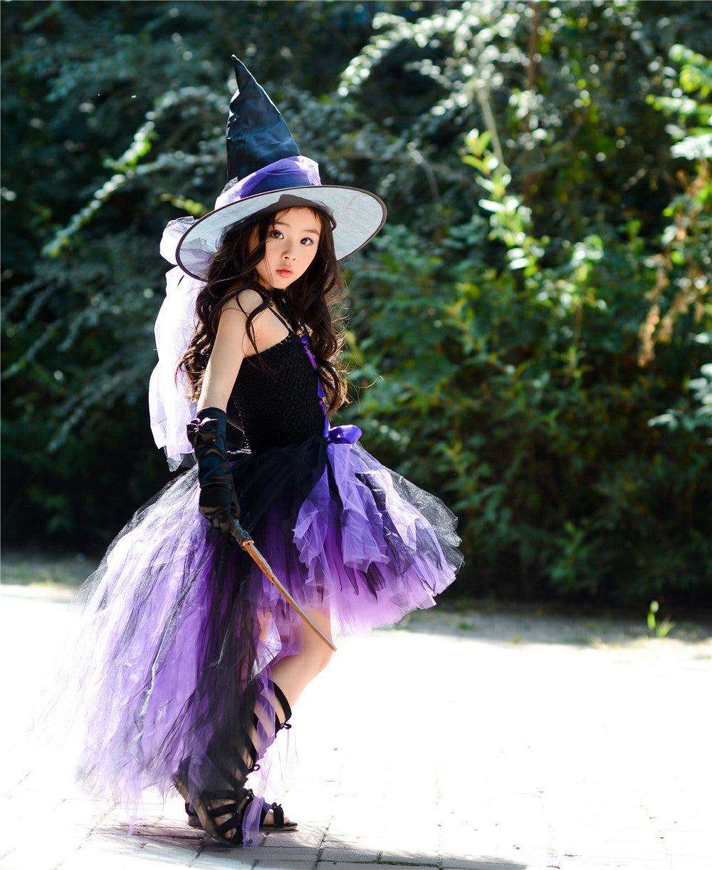 Girls Halloween Pettiskirt Tutu Dress - Cute & Fluffy Costume Skirt for Kids & Toddlers - Perfect for Trick or Treat, Costume Parties & Photo Shoots