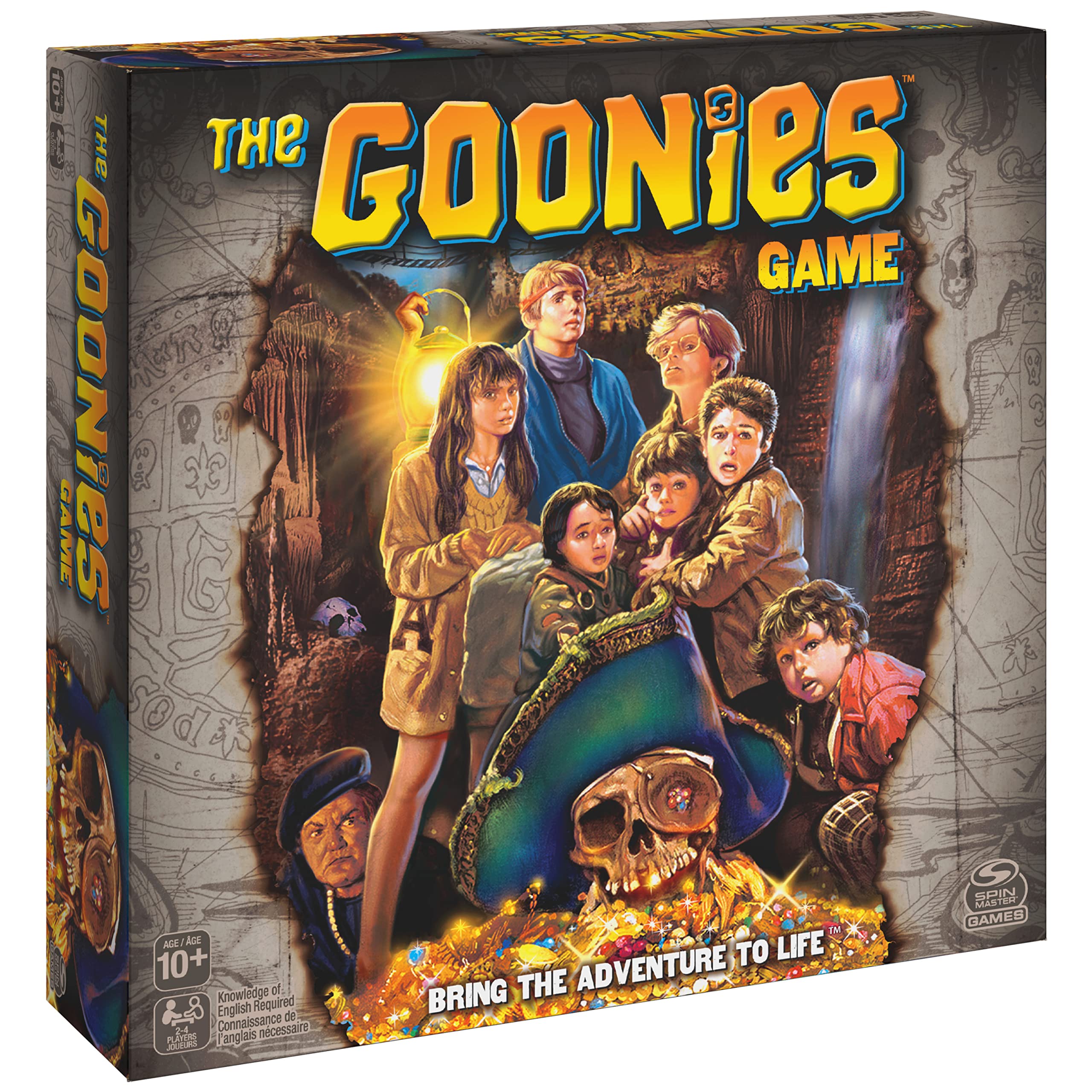 The Goonies Retro Vintage 80’s Family Movie Board Game for Kids Aged 10+ | Perfect for Family Game Nights and Nostalgic Movie Fans
