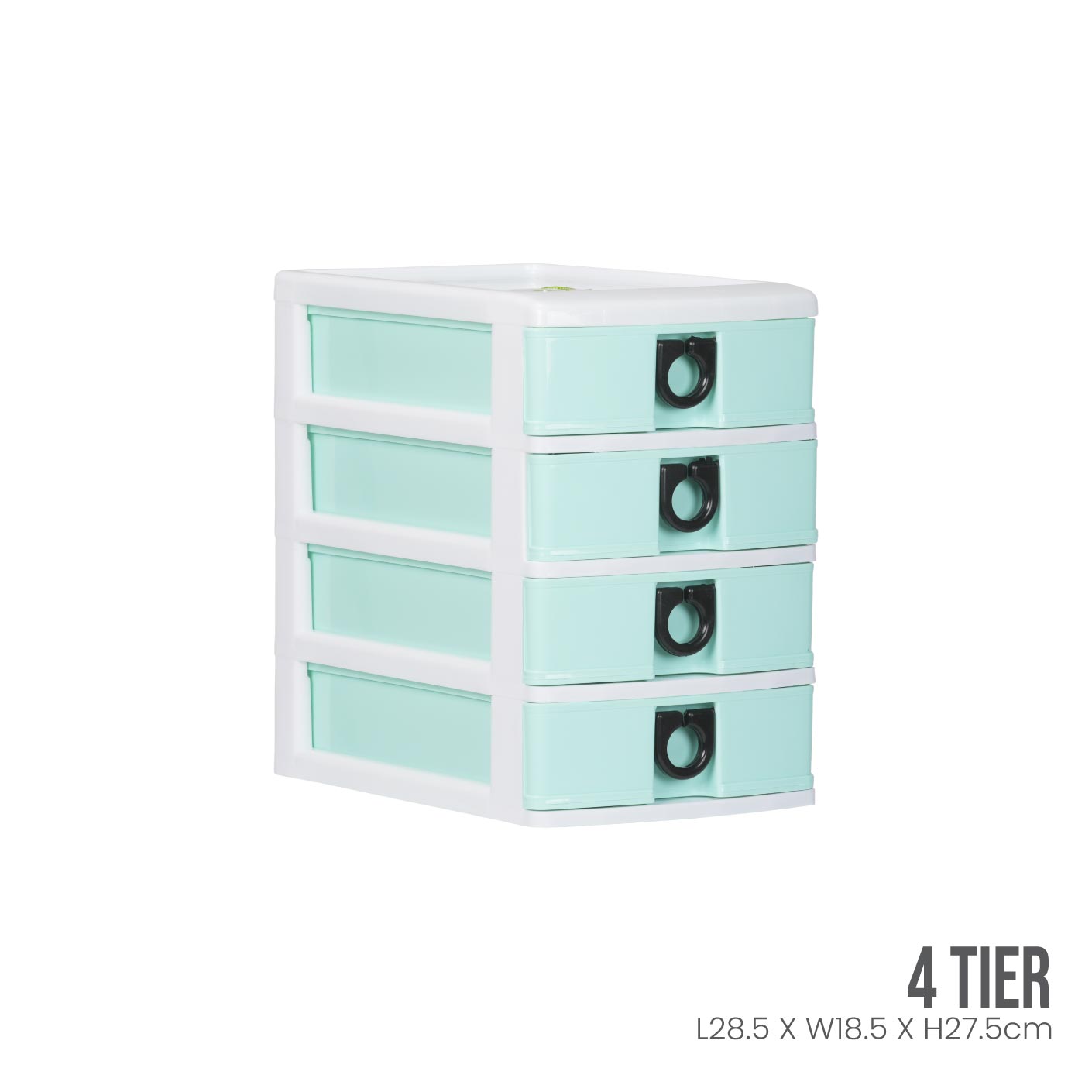 WHITE FRAME - MINT DRAWER (301-4WF-MNT)