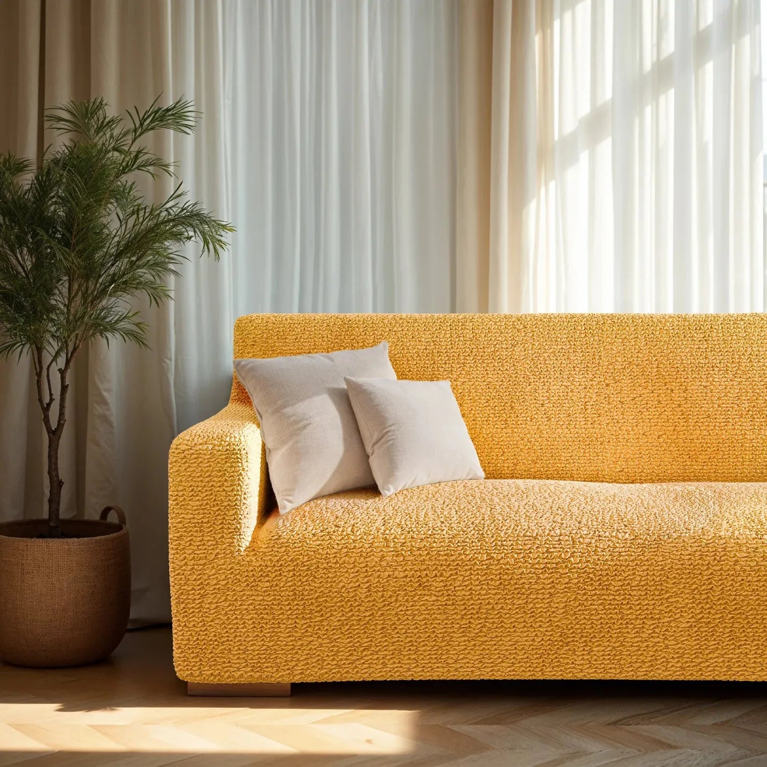2 Seater Loveseat Slipcover - Soft Microfiber Fabric - Perfect for Living Room, Bedroom & Home Decor