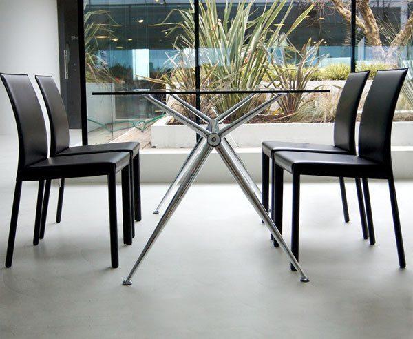 Midj Brioso Modern Dining Table - Stylish & Durable for Kitchen, Dining Room & Small Spaces