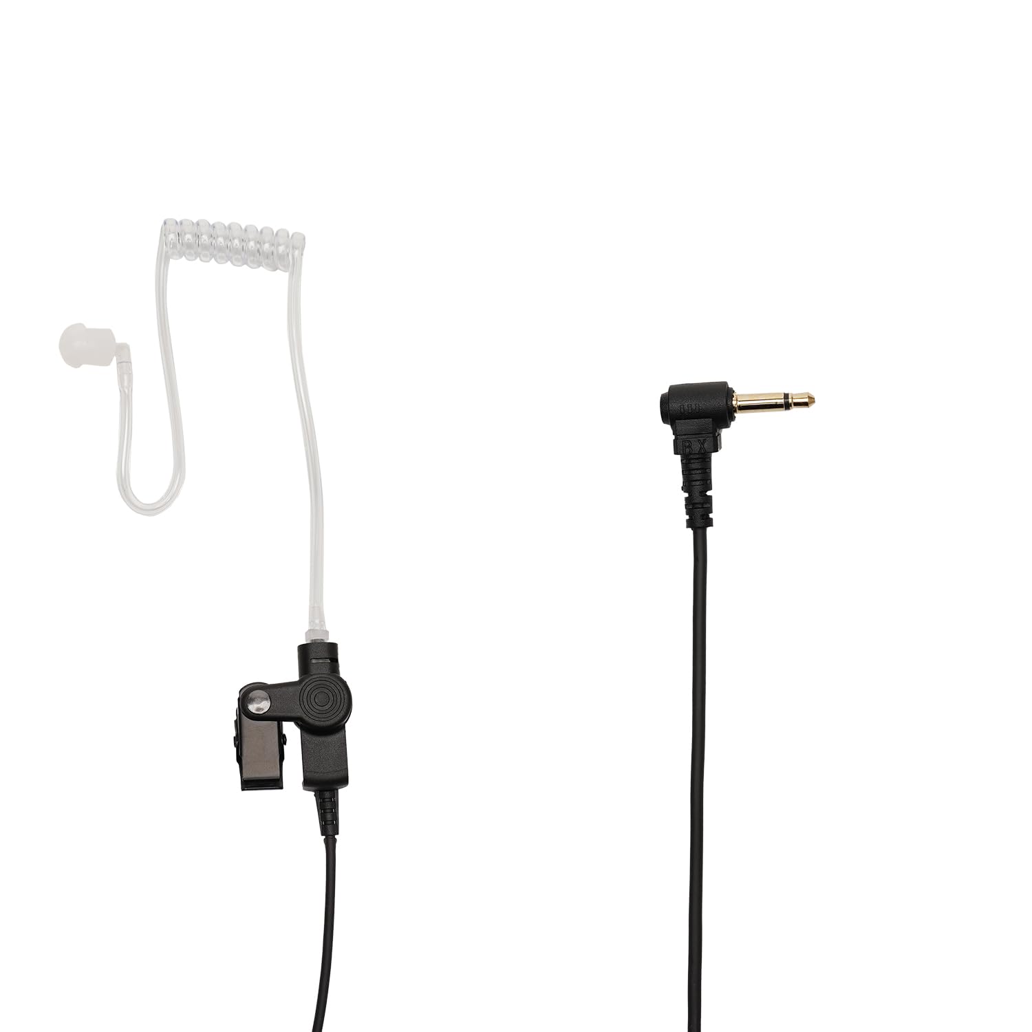 BVMAG 3.5mm Surveillance Earpiece - 6 Pack Acoustic Tube Headset for Walkie Talkie & Two-Way Radios - Clear Audio for Law Enforcement, Security Guards & Event Staff - Discreet Communication Solution