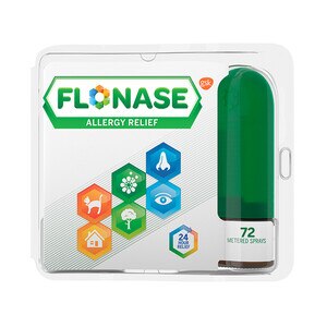 Flonase Allergy Relief Nasal Spray 24-Hour Non-Drowsy Formula for Seasonal & Indoor Allergies - Sneezing, Runny Nose, Itchy Eyes Relief - Perfect for Home, Office & Travel Use