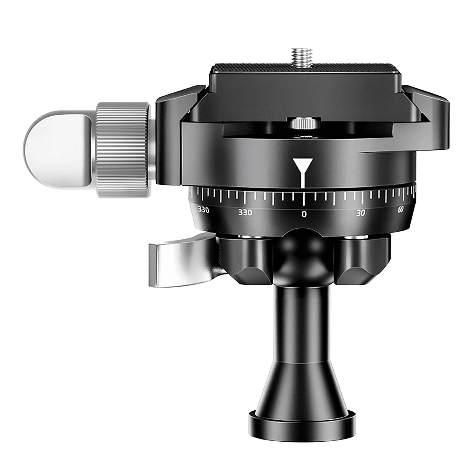 KA18 Mini Panoramic Reverse Ball Head - Aluminum Alloy Gimbal Mount for DSLR & Action Cameras | Portable Camera Stabilizer for Vlogging, Travel & Sports Filming