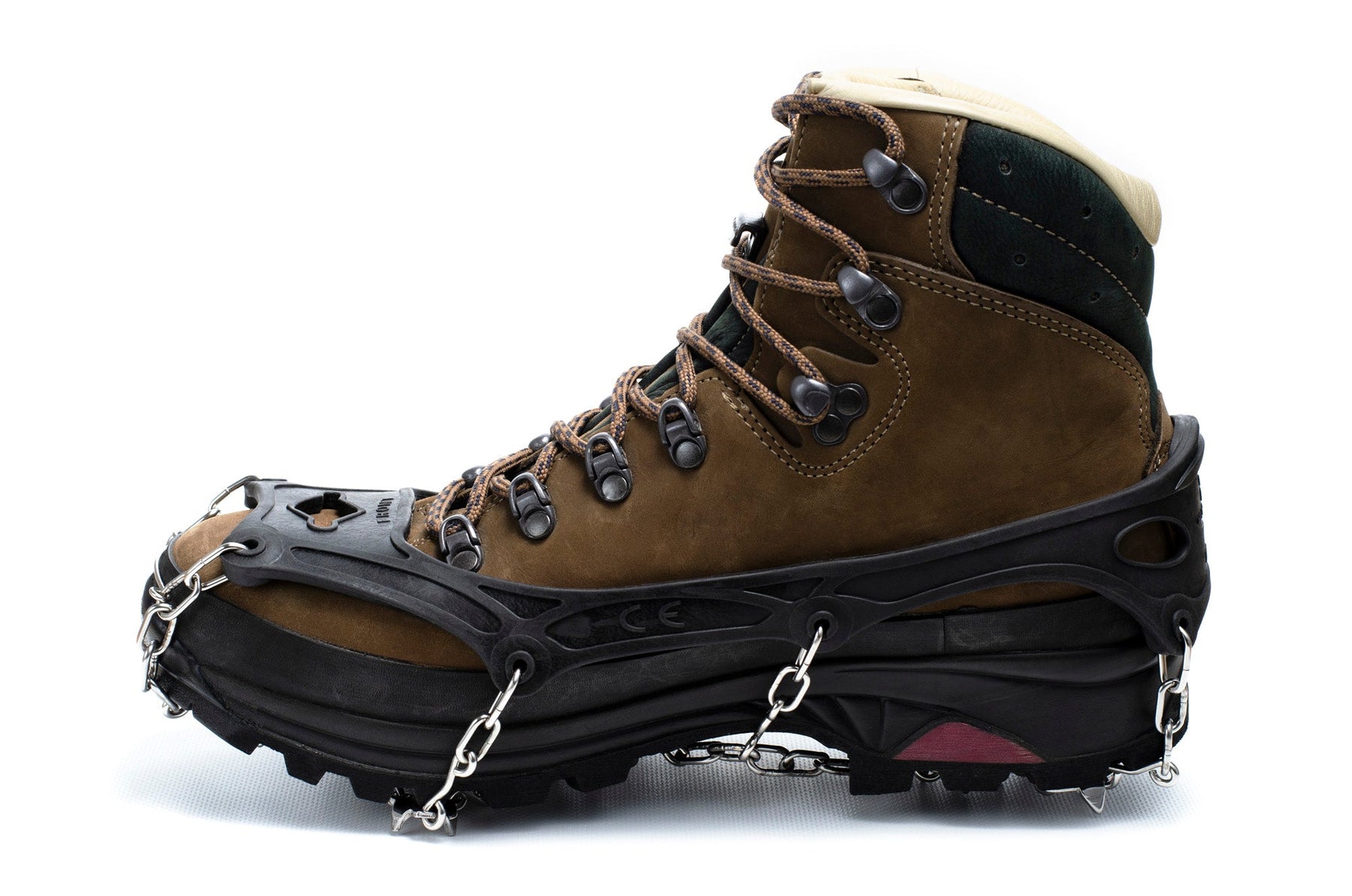 Hillsound FreeSteps6 Traction Cleats - Lightweight Ice Grippers for Hiking, Running & Winter Safety - Non-Slip Snow & Ice Traction for Boots & Shoes - Perfect for Outdoor Adventures, Walking Dogs & Slippery Conditions