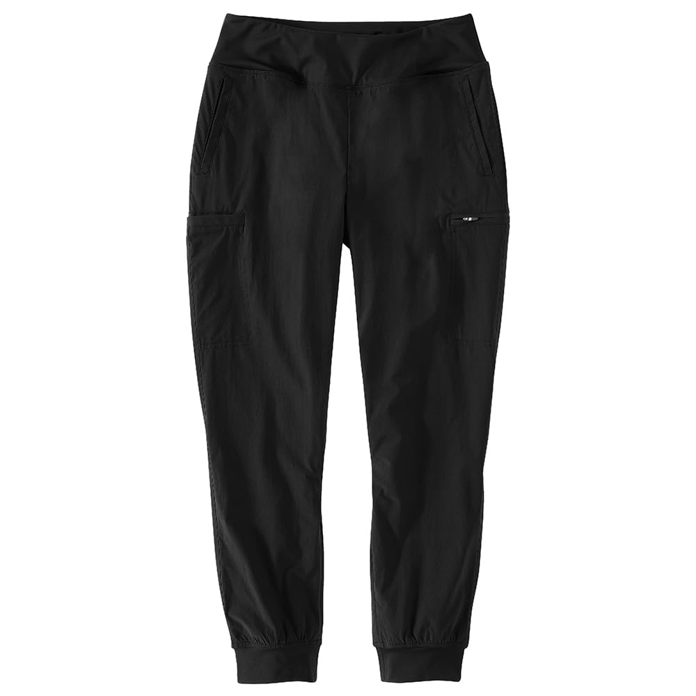 Carhartt Women's Force Relaxed Fit Fleece-Lined Jogger Pants - Warm Winter Workout & Lounge Pants for Women - Perfect for Running, Yoga, and Casual Wear