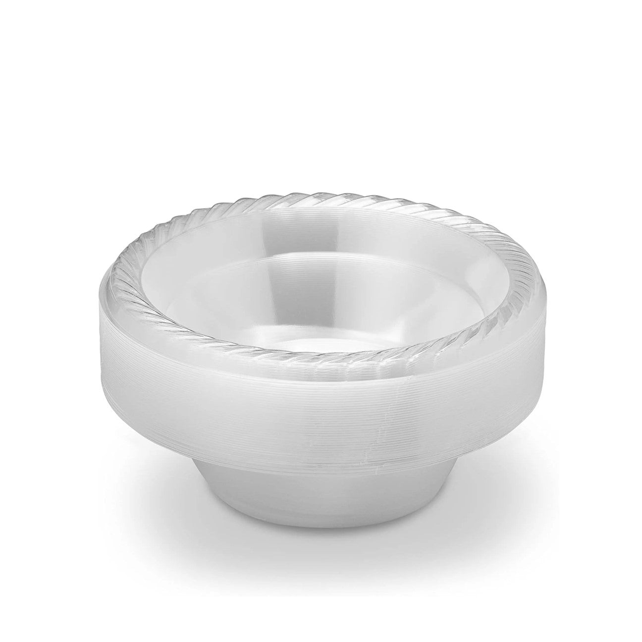 12 oz. Clear Round Plastic Soup Bowls - 40 Pack Bulk Disposable Bowls for Salads, Noodles, Desserts & Party Serving - BPA-Free, Durable & Microwave Safe - Classico Brand