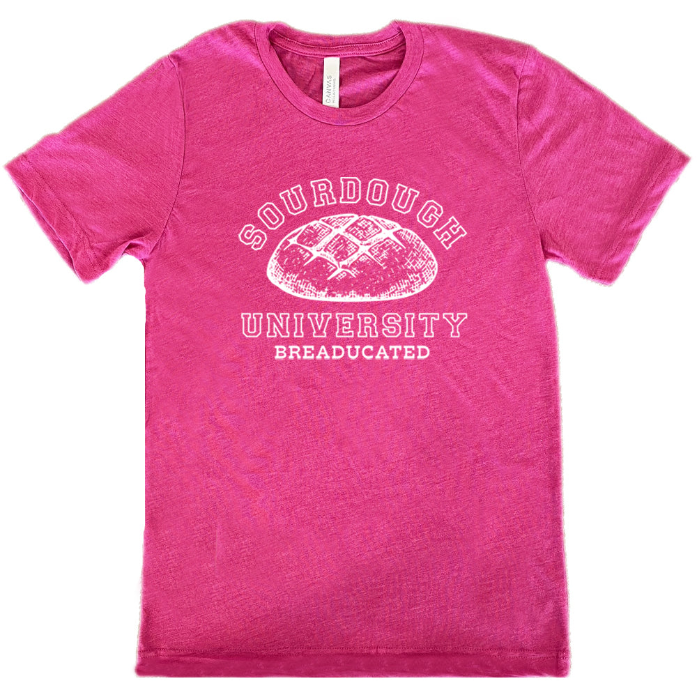 Premium Unisex Sourdough University T-Shirt - Comfortable Cotton Tee for Baking Enthusiasts & College Students | Perfect for Cooking Classes, Campus Wear & Casual Outfits
