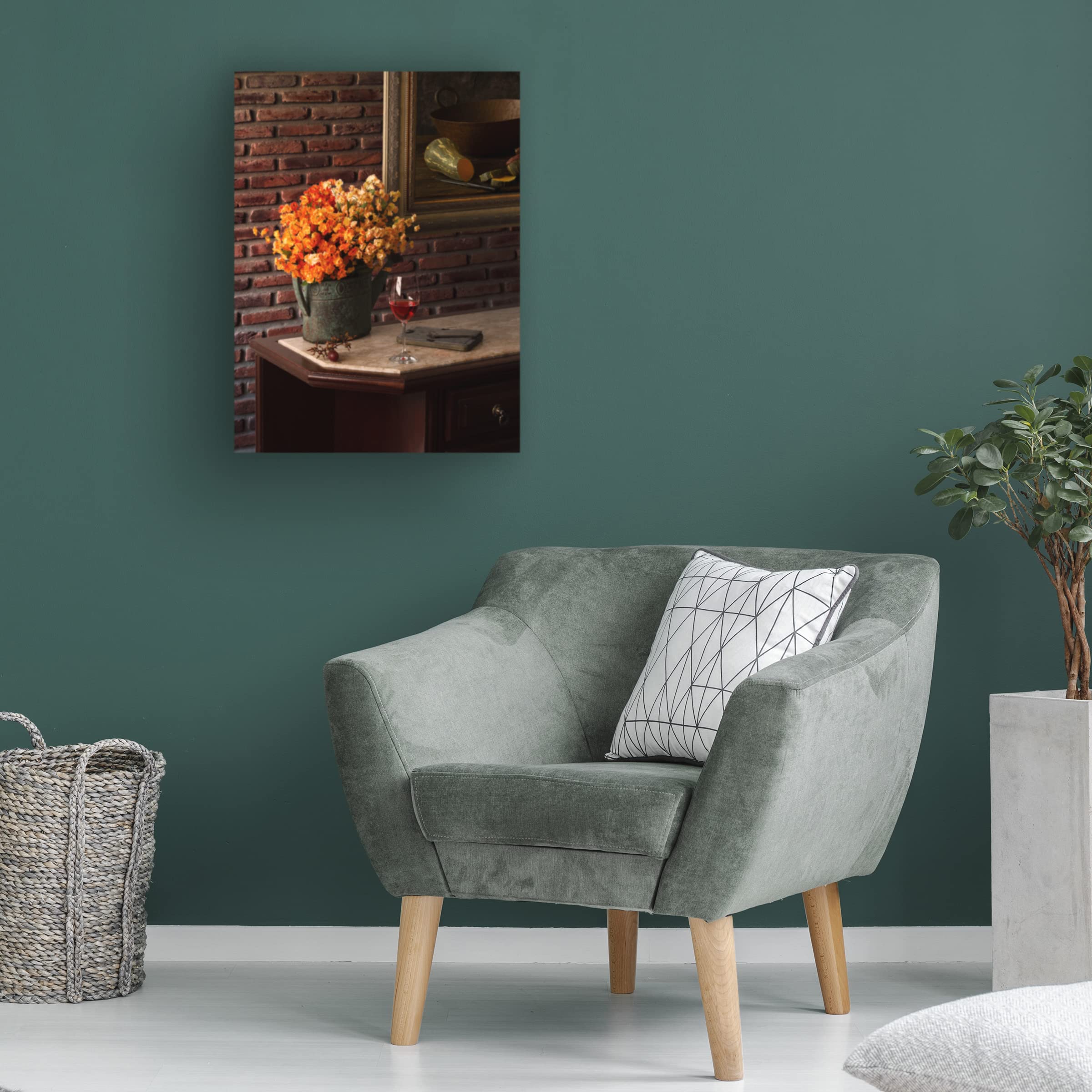 Trademark Fine Art 'Illusion' Canvas Wall Art by Luiz Laercio - Modern Abstract Painting for Living Room & Office Decor