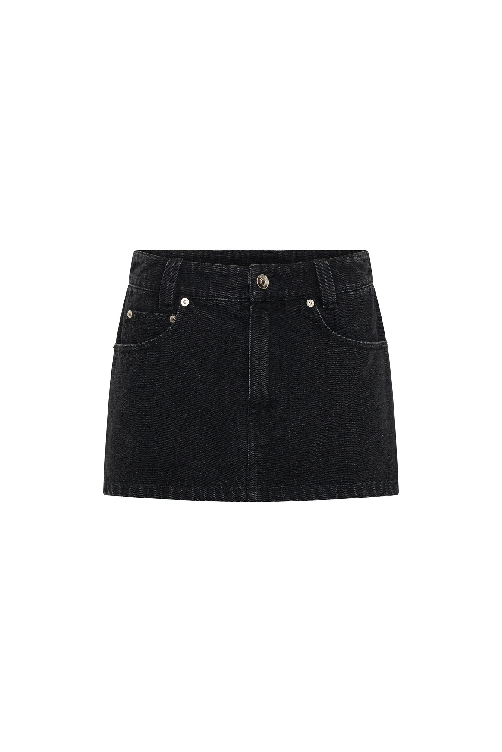 The Morgan Black Skirt - Women's Classic A-Line Midi Skirt for Work, Office & Casual Wear | Versatile & Stylish Outfit Essential