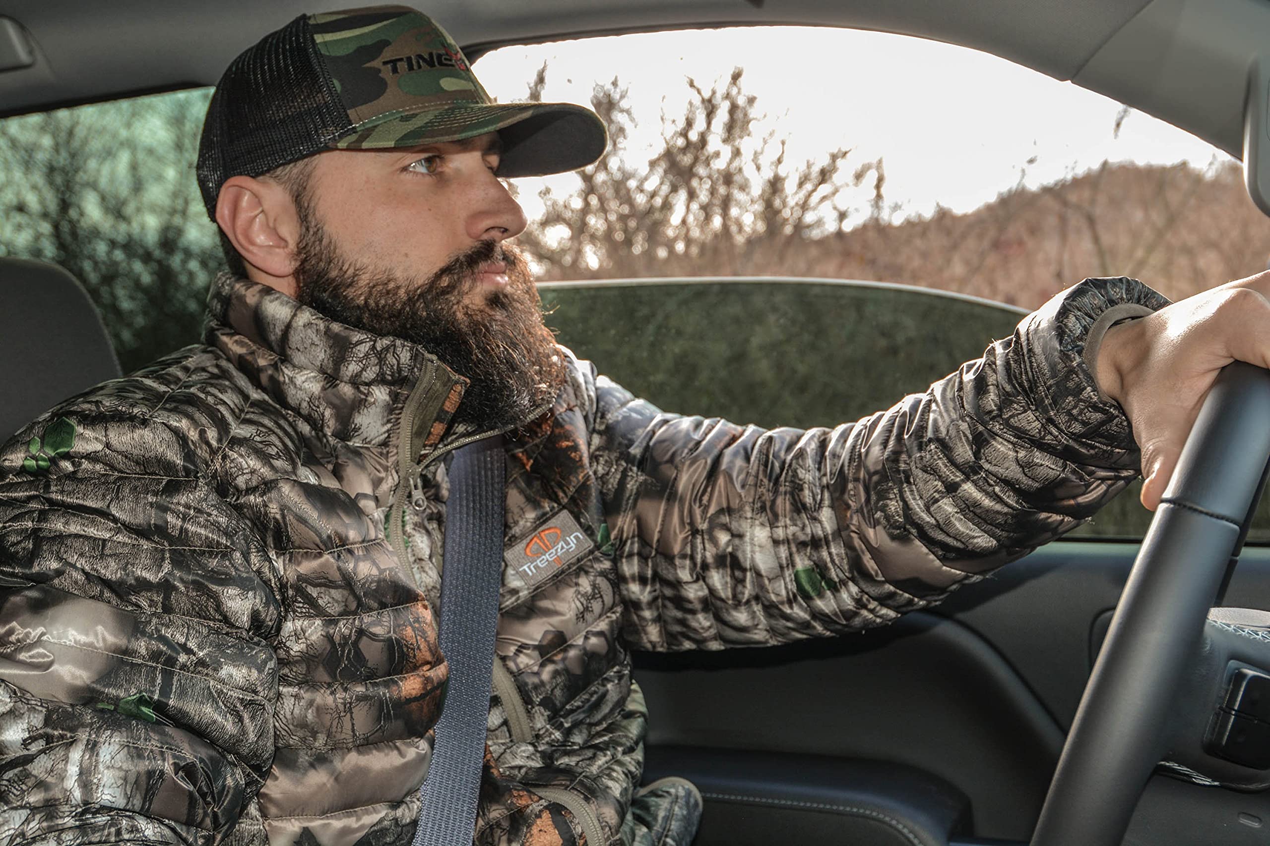 Men's Z-Force Puffer Jacket - Lightweight Winter Coat for Outdoor Activities, Hiking & Casual Wear