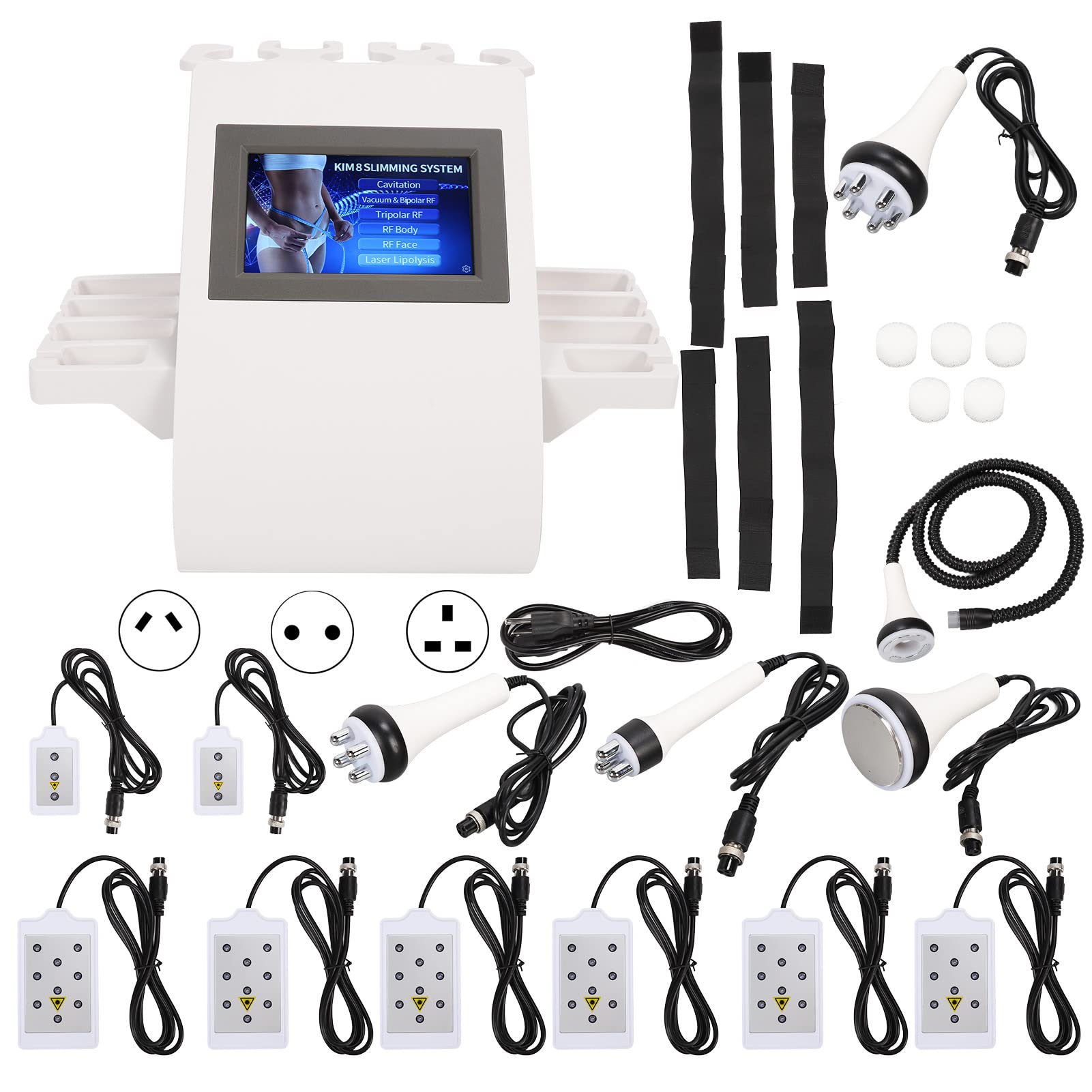 6-in-1 Body Slimming Vacuum Machine - Professional Body Sculpting & Skin Firming Beauty Device for Home Use | UK Plug | Perfect for Postpartum Recovery & Weight Loss Therapy
