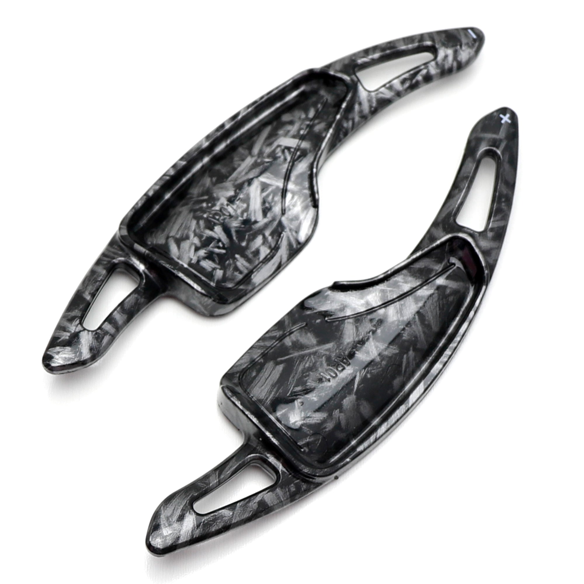Premium Forged Carbon Fiber Steering Wheel Paddle Shifters for Chevy Corvette & Camaro - Racing & Performance Driving Enhancement