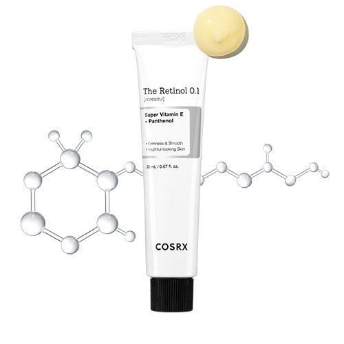 COSRX Retinol 0.1% Anti-Aging Cream 20ml - Moisturizing Night Face Cream for Wrinkles & Fine Lines, Perfect for Nighttime Skincare Routine