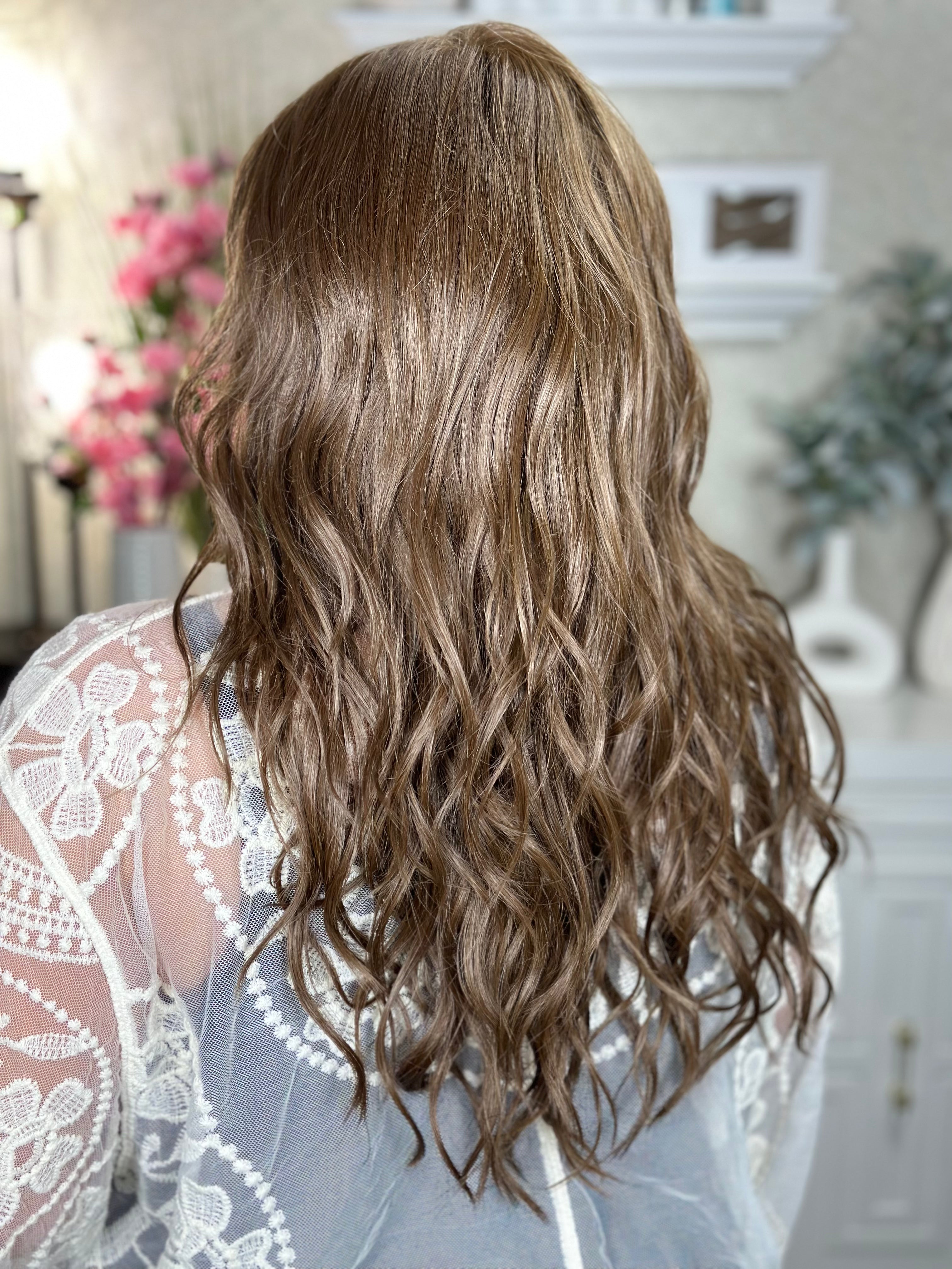 SWEET ROMANCE Medium Brown Wigs - Natural Looking Synthetic Hair for Women | Perfect for Cosplay, Daily Wear & Special Occasions