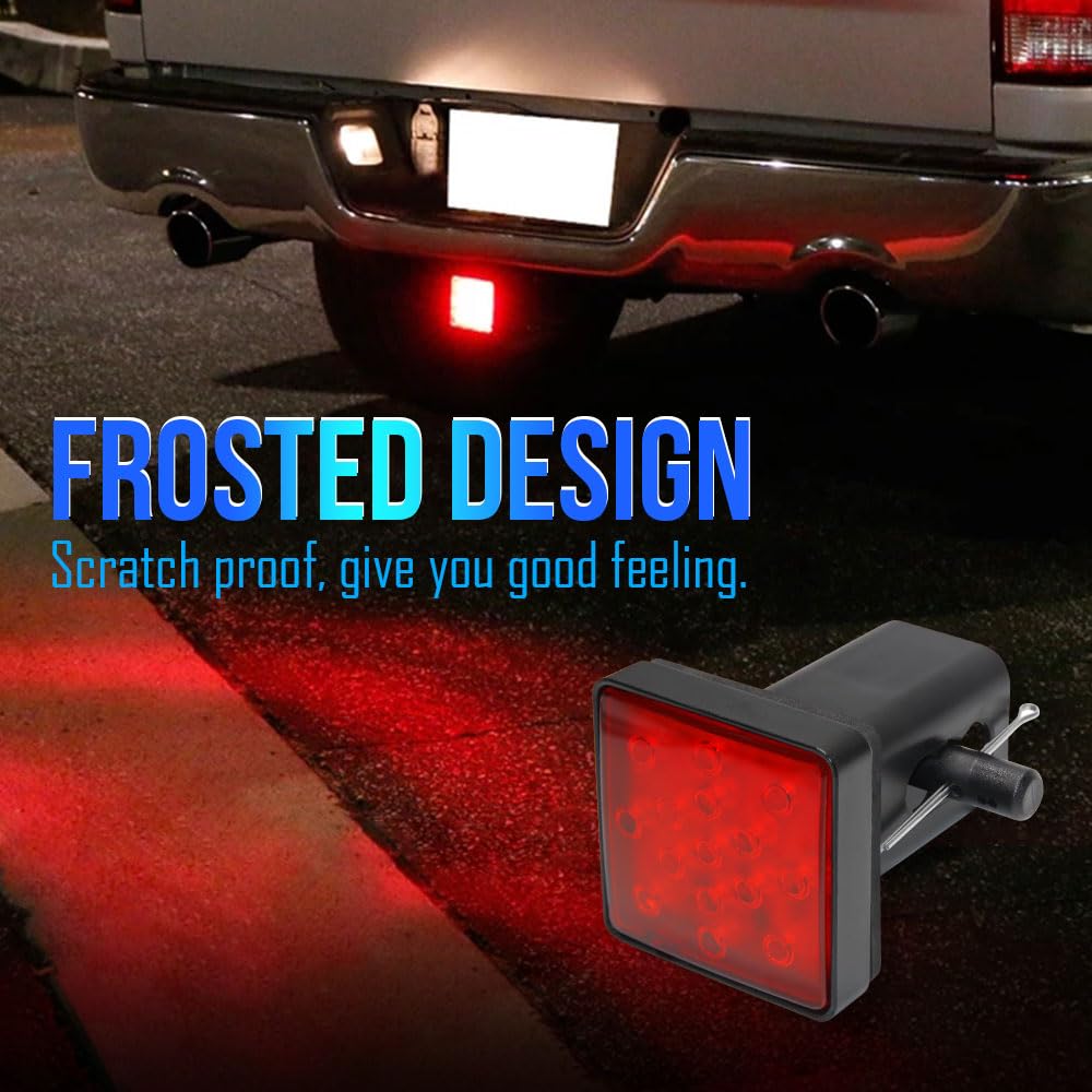 OPP ULITE 15-LED Trailer Hitch Lights - Red Lens LED Brake Tail Light for 2