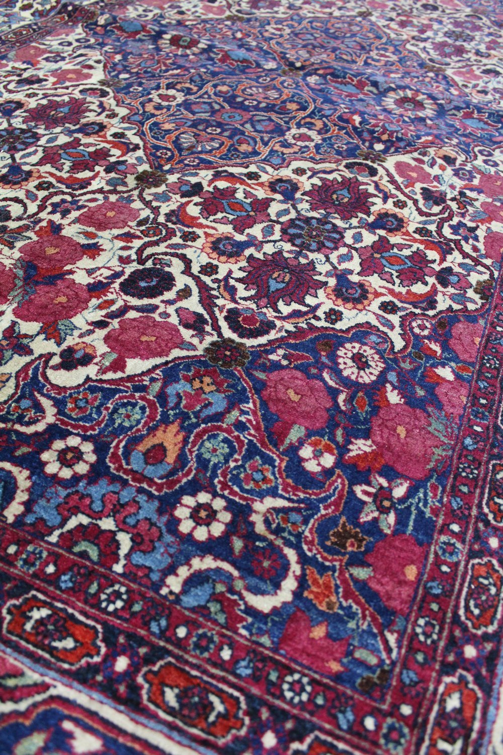 Antique Veramin Handwoven Traditional Persian Rug - JF8117 | Vintage Home Decor for Living Room, Bedroom & Office