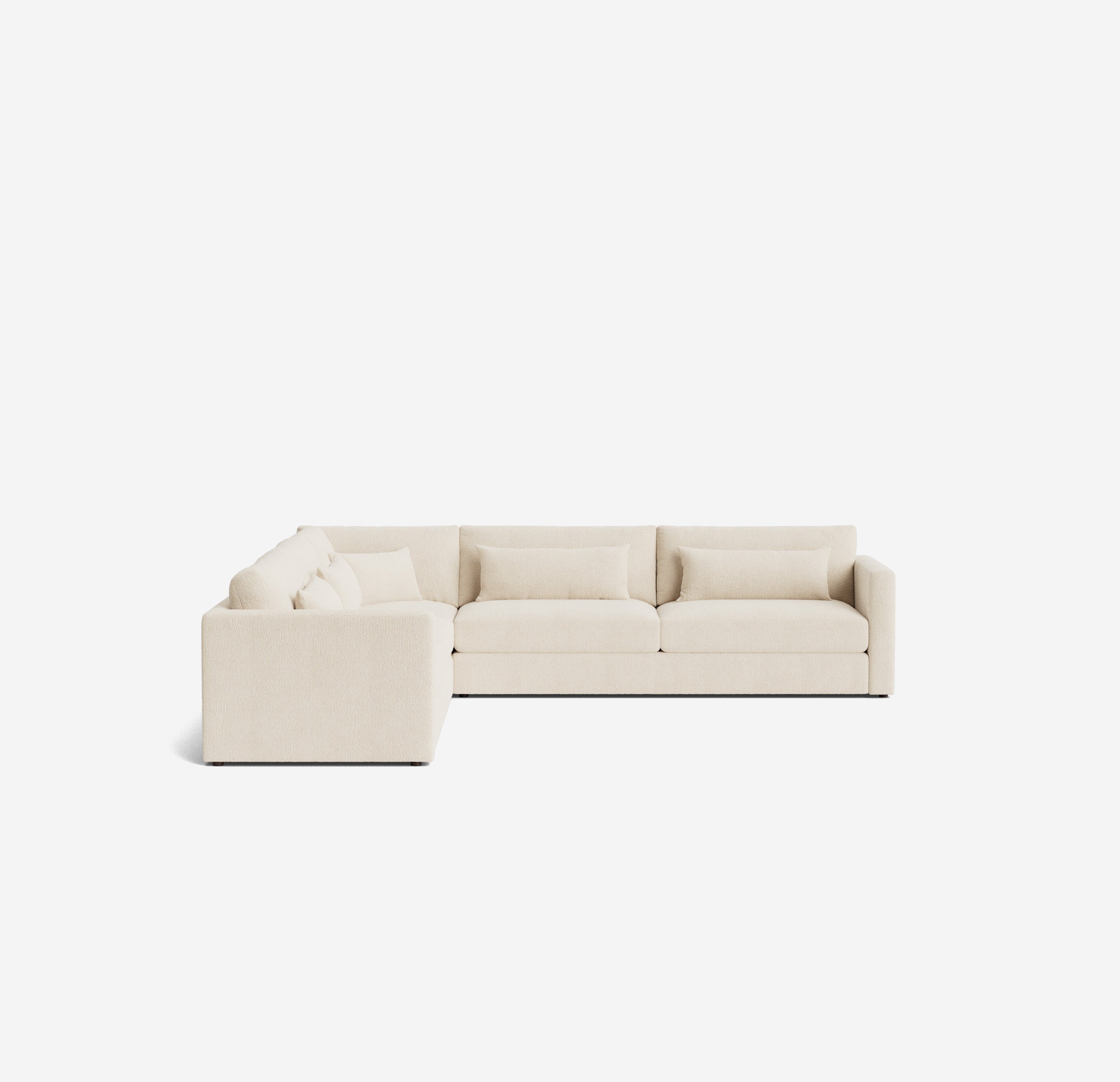 Durham Corner Sectional Sofa - Modern L-Shaped Couch with Storage | Comfortable Living Room Furniture for Small Spaces & Apartments