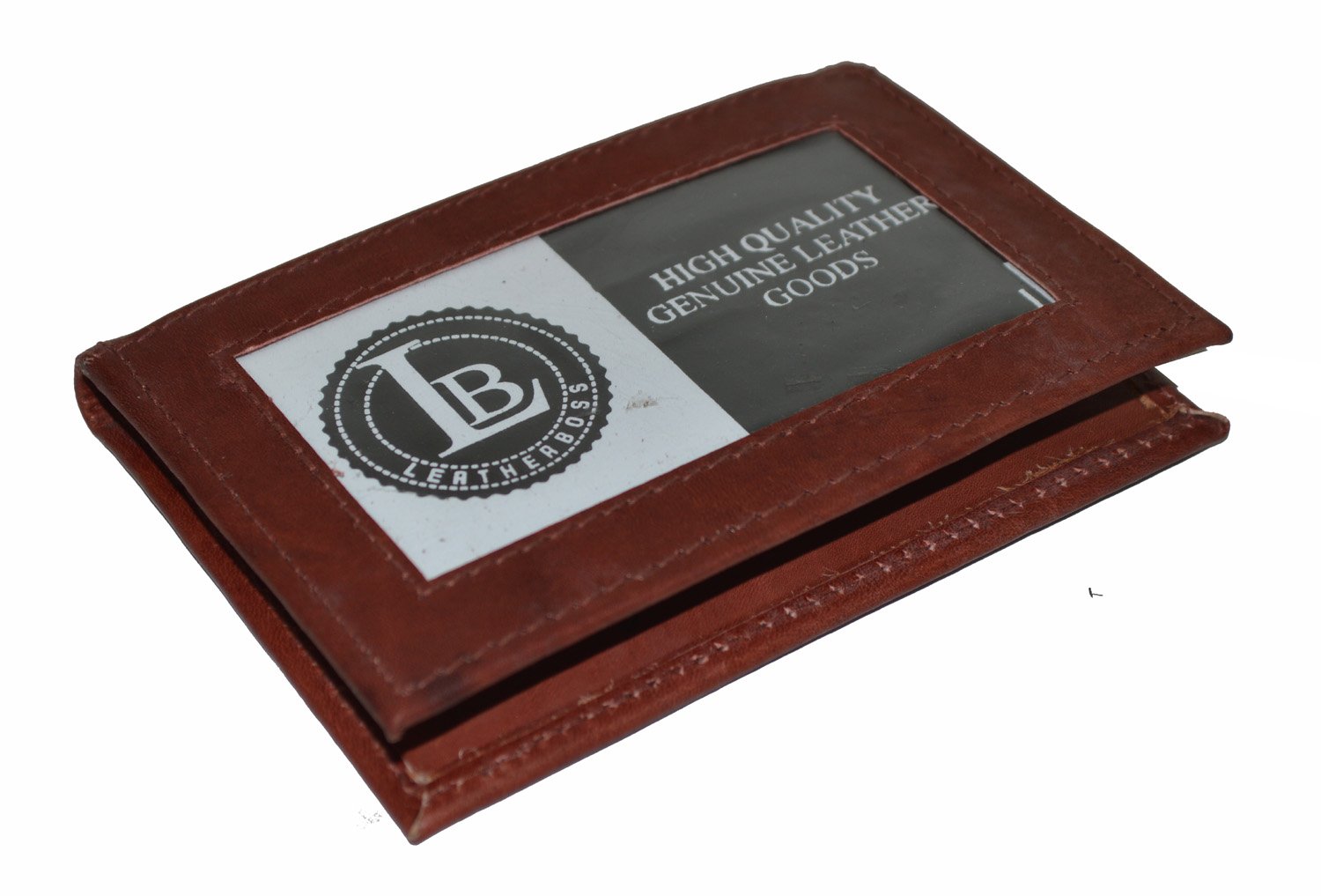 Premium Leather Credit Card Holder Wallet with RFID Protection - Slim ID Window for Easy Access - Perfect for Travel, Business & Everyday Use