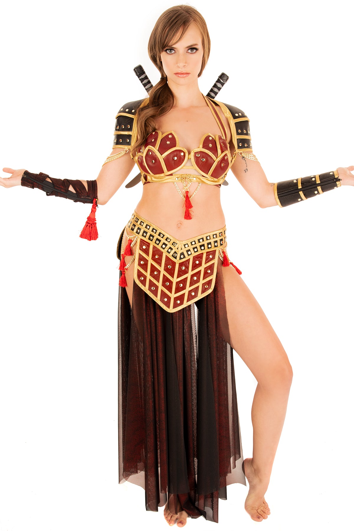 Imperial Warrior Skirt - Medieval Cosplay Costume, LARP Skirt for Women & Men - Perfect for Renaissance Fairs, Viking Reenactments & Fantasy Events