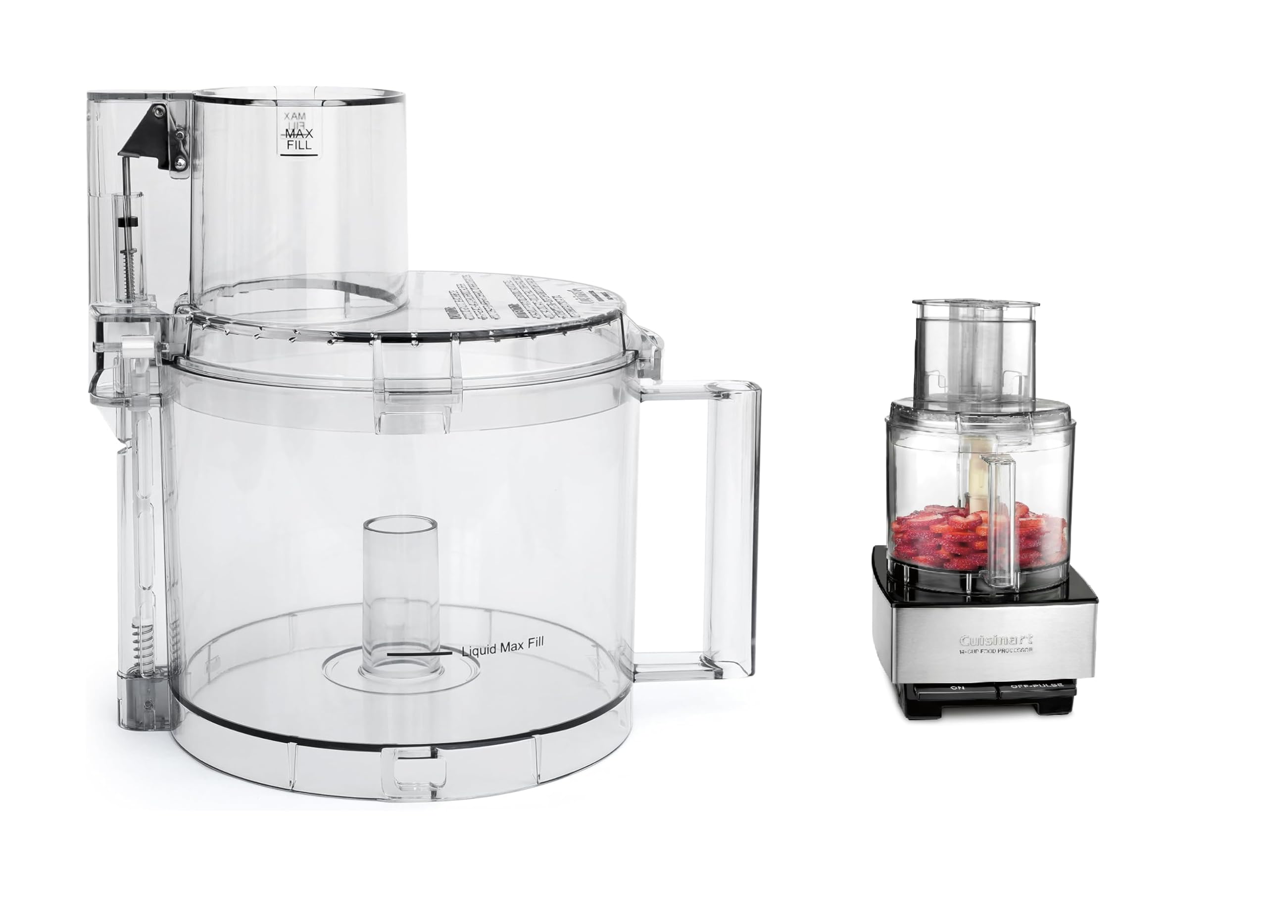 Original Cuisinart DLC-005AGTXT1 Replacement Food Processor Bowl & Lid - Compatible with DFP-14 Models (All Colors) - OEM Part - Perfect for Blending, Chopping & Meal Prep