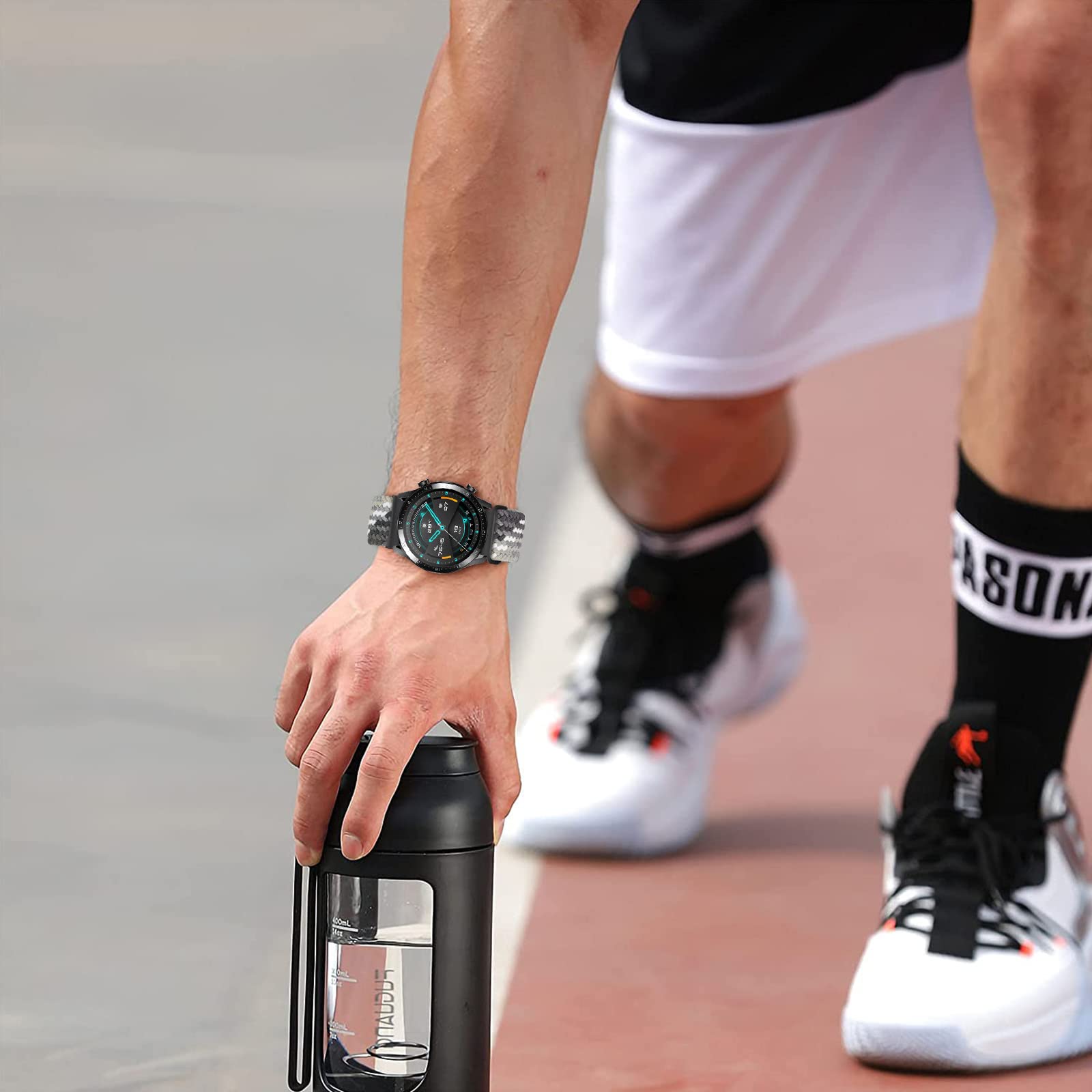 Hatolove 22mm Watch Band for Huawei & Galaxy Watches - Perfect for Workouts & Daily Wear