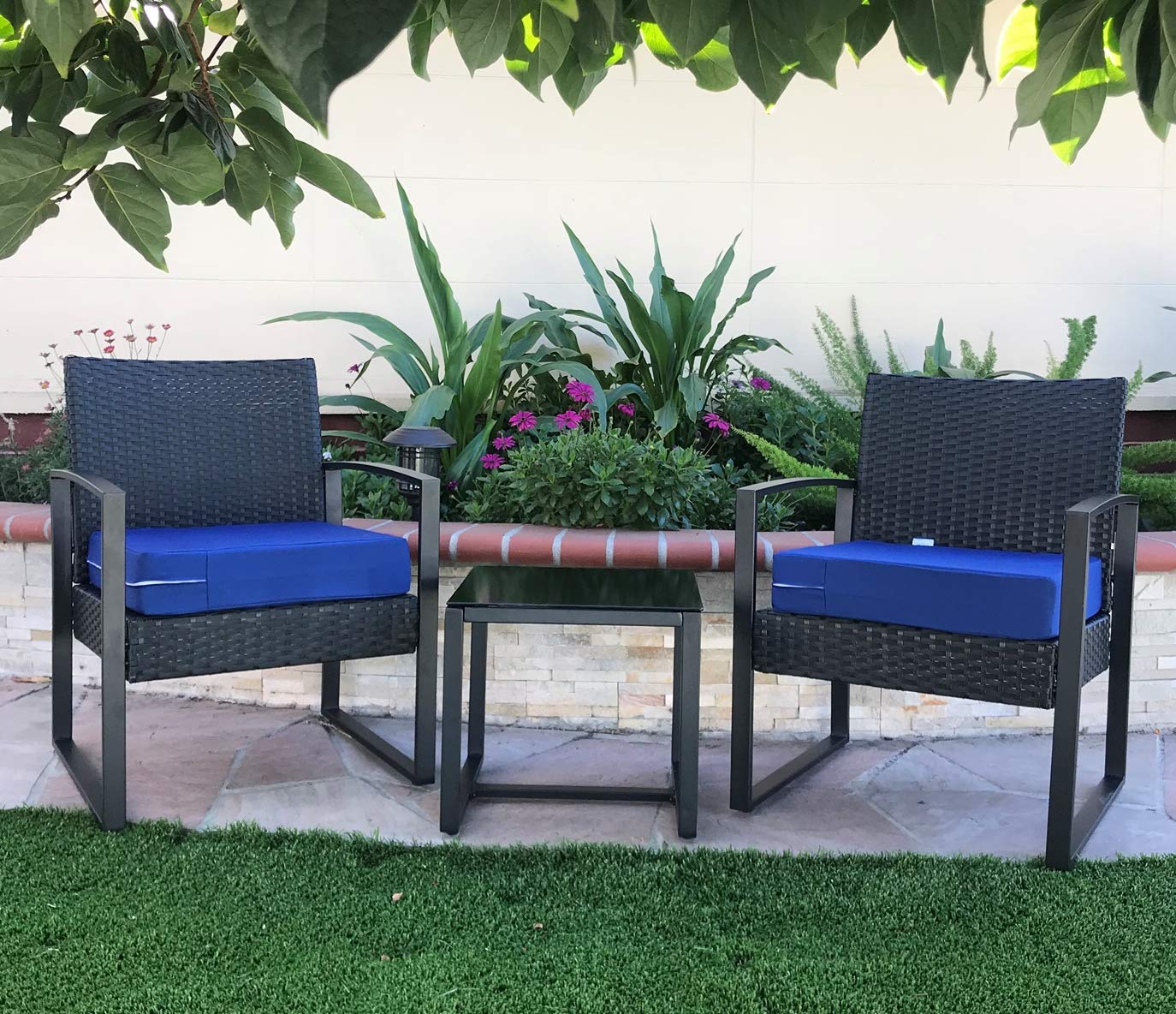 Waterproof UV-Resistant Indoor Outdoor Patio Chair Cushion Cover - 20