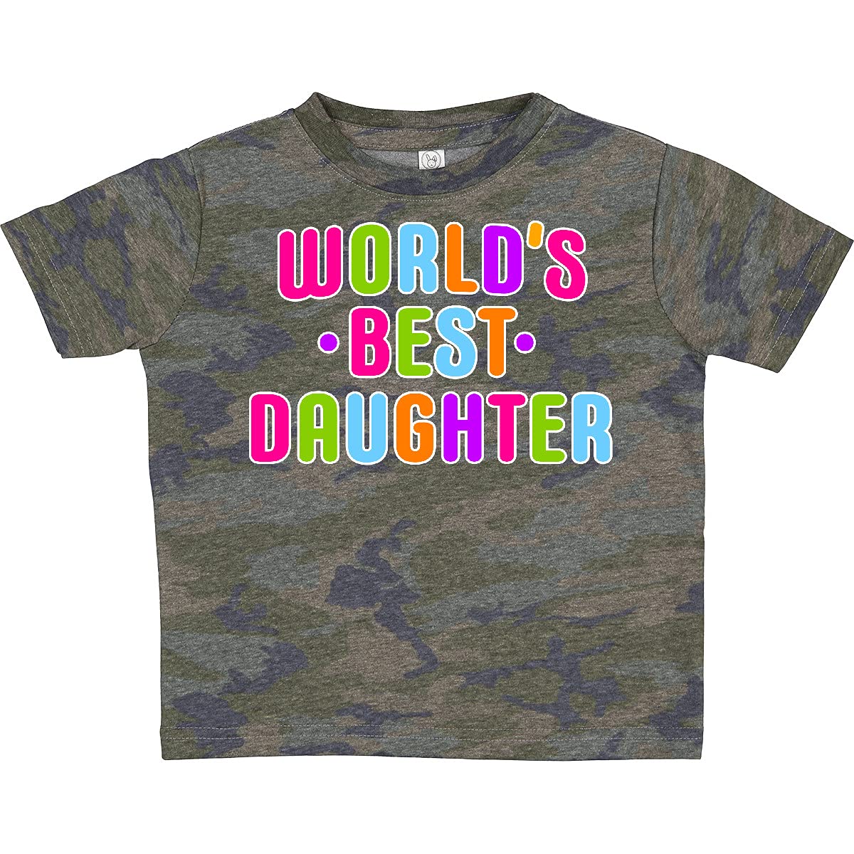 World's Best Daughter Toddler T-Shirt - Cute Graphic Tee for Girls - Perfect for Birthdays, Holidays & Family Photos | Inktastic