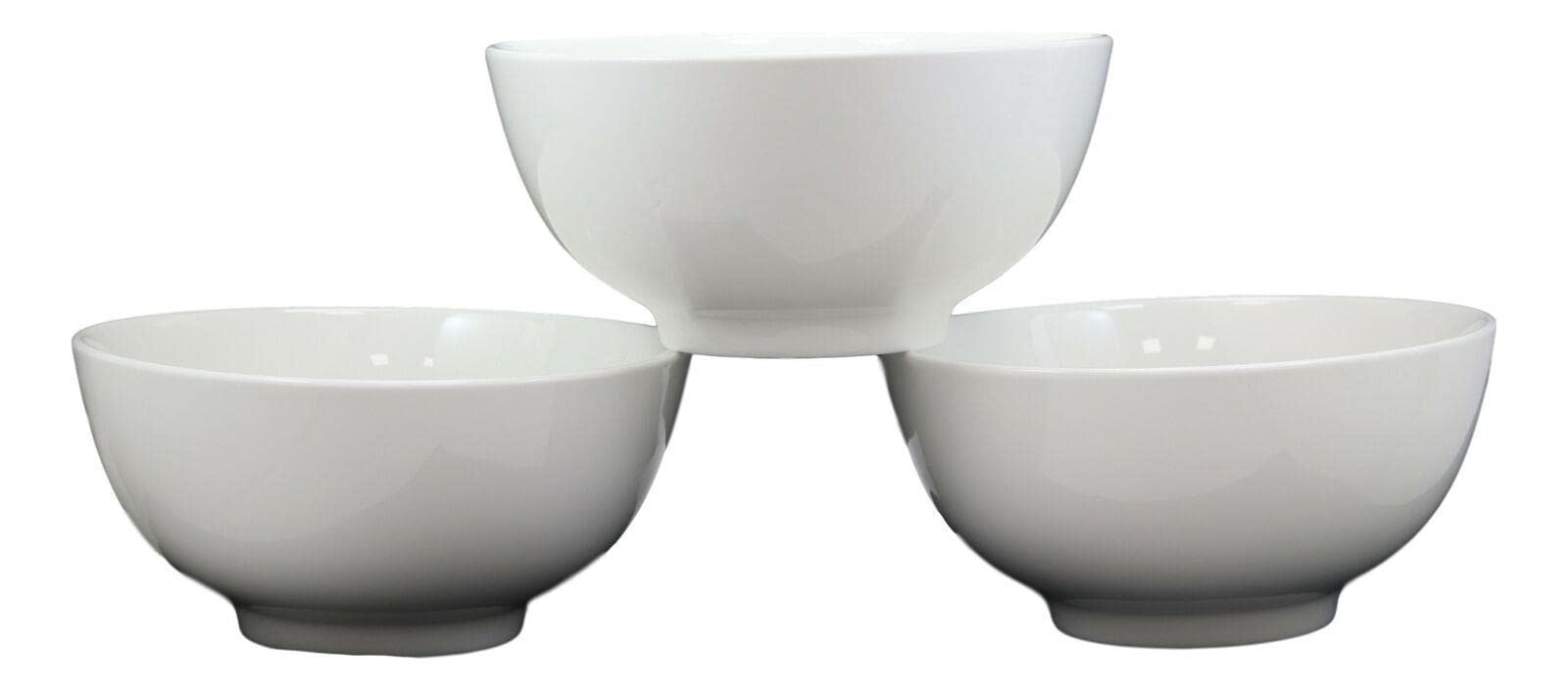 Lokoshin 48oz Large Porcelain Ramen Pho Udon Soup Bowls Set of 3 - 8.25