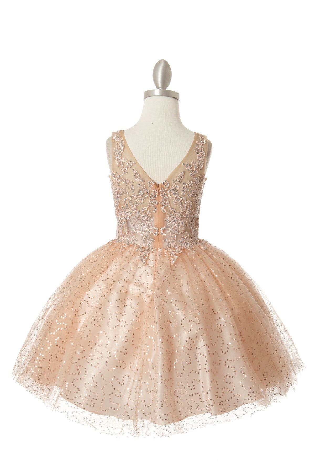 Elegant Flower Girl Dress for Weddings - Princess Party Dress for Kids (5088) - Perfect for Bridal Showers, Birthday Parties & Special Occasions