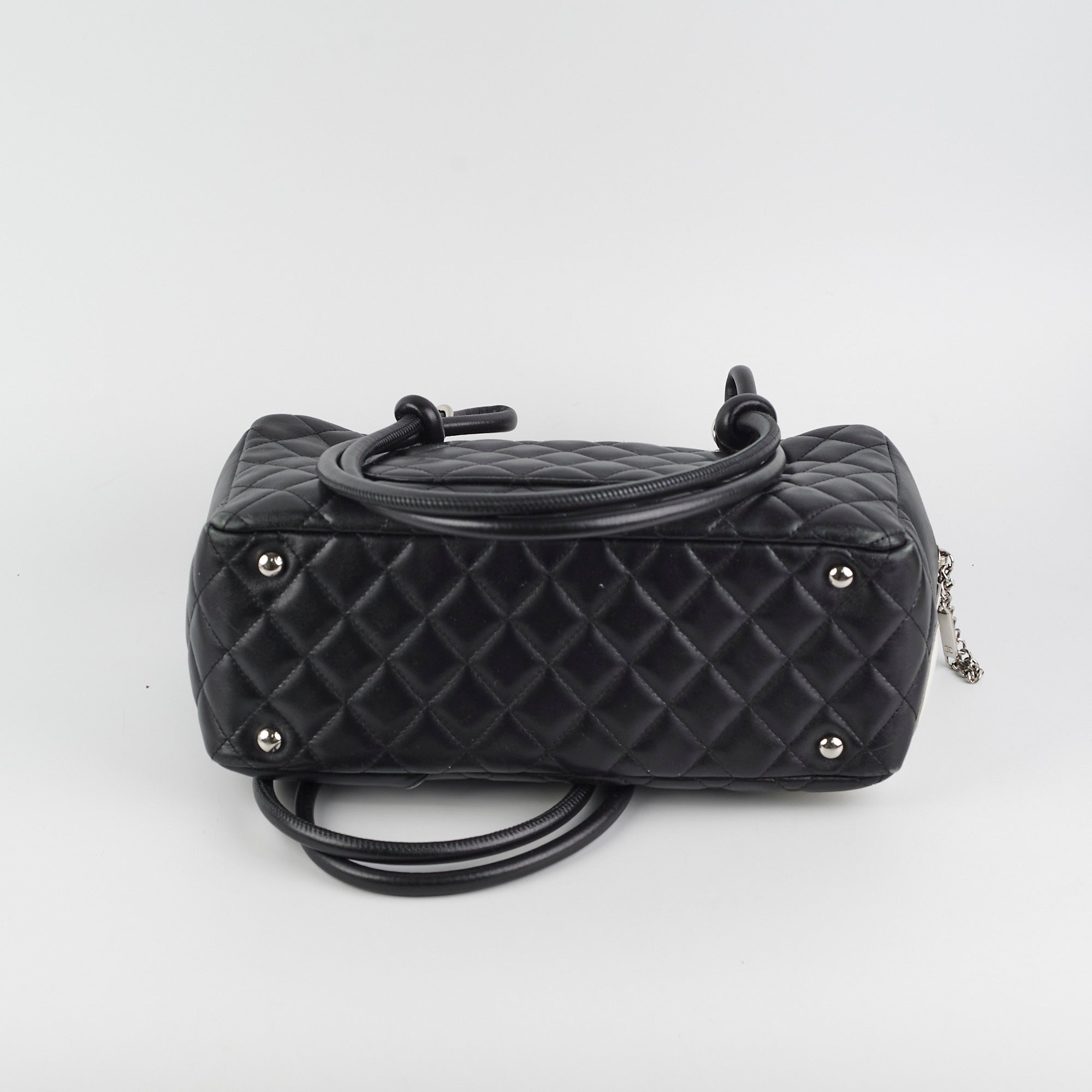 Chanel Cambon Quilted Leather Bowling Bag in Black - Luxury Handbag for Women, Perfect for Work, Travel & Evening Events