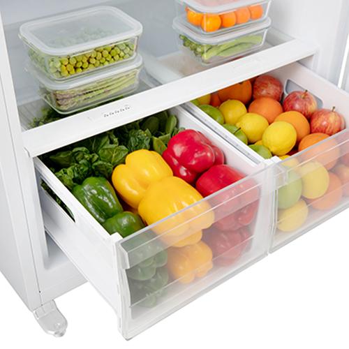 AVIVA 30 Inch 18 cu. ft. Top Freezer Refrigerator - Energy Efficient Freestanding White Appliance for Kitchen, Home, Office & Dorm Use