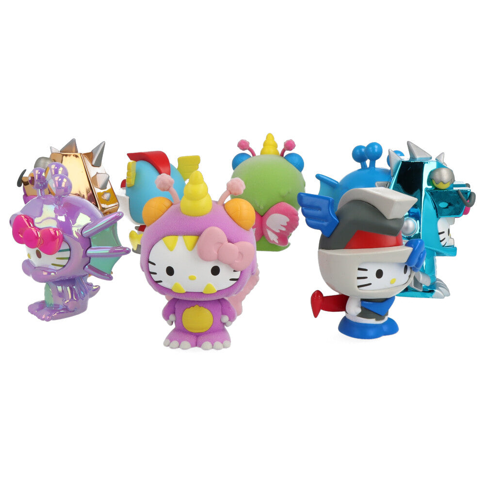 Hello Kitty Kaiju Mini Series Collectible Figures - Cute Kawaii Monster Toys for Kids & Anime Fans - Perfect for Display, Gifts & Pop Culture Collections