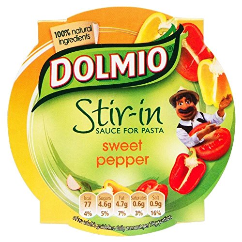 Dolmio Sweet Pepper Stir-in Pasta Sauce 150g (Pack of 6) | Italian Cooking Sauce for Spaghetti, Lasagna & Pasta Dishes | Quick & Easy Meal Solution