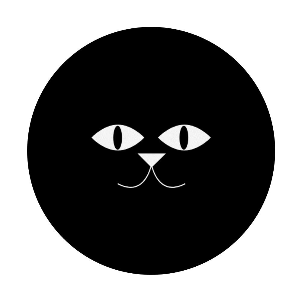 Glow in the Dark Cat Face for Cat Lovers - Perfect for Nighttime Decor