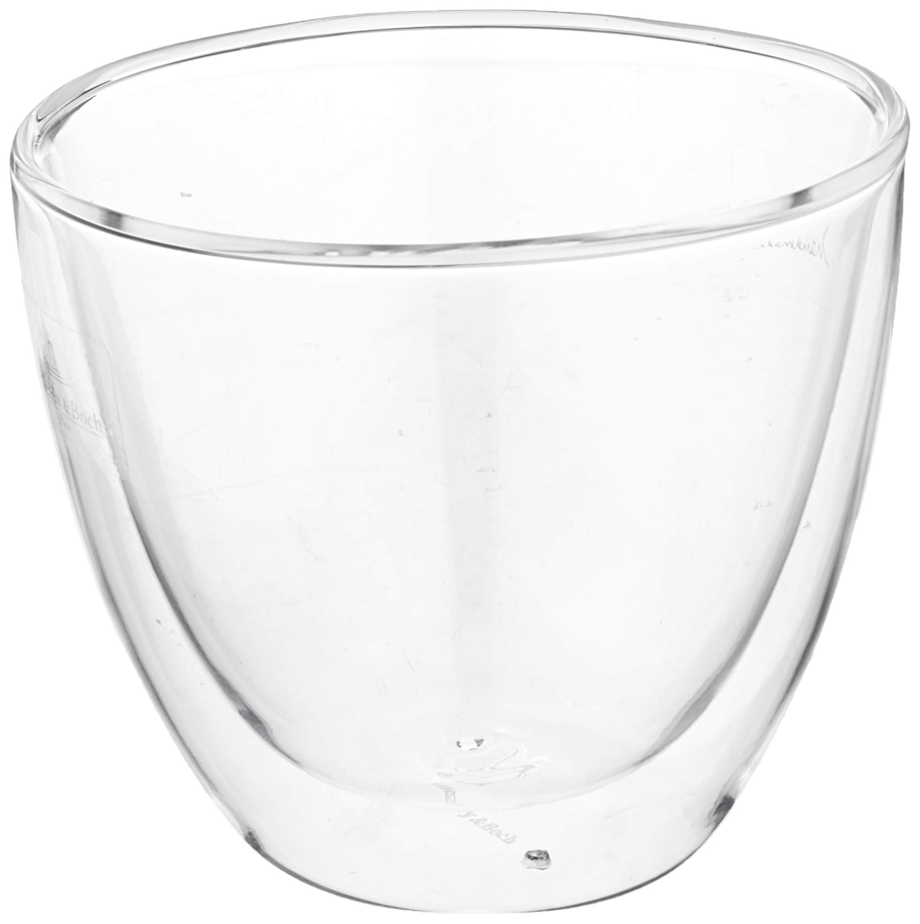 Villeroy & Boch Artesano 14oz Lead-Free Glass Tumbler Set of 2 - Insulated Hot Beverage Cups - Dishwasher & Microwave Safe - Perfect for Coffee, Tea & Hot Drinks at Home or Office