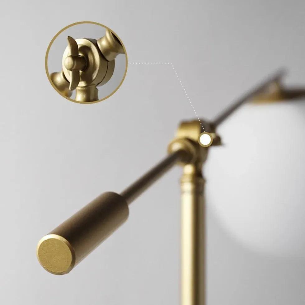 Modern Adjustable White Glass Globe Floor Lamp - Perfect for Living Room, Bedroom, and Office Lighting Decor