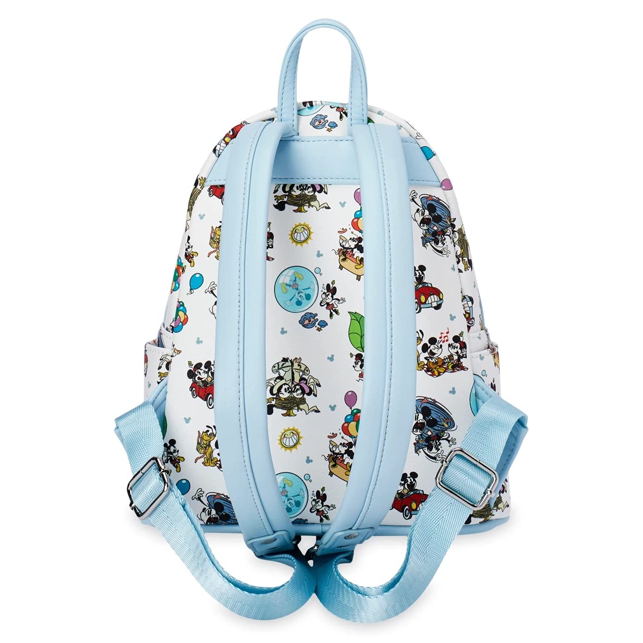 Disney Mickey & Minnie's Runaway Railway Mini Backpack for Kids - Themed Park Accessories, Lightweight School Bag for Boys & Girls - Perfect for Theme Park Visits, School & Travel