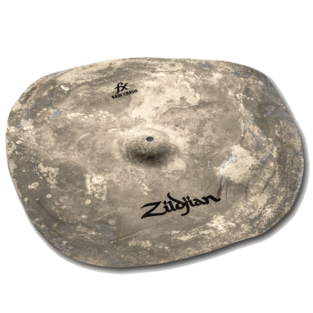 Zildjian FX Raw Crash Cymbal with Small Bell - Premium Percussion Instrument for Drummers & Live Performances | Perfect for Rock, Jazz & Studio Recording