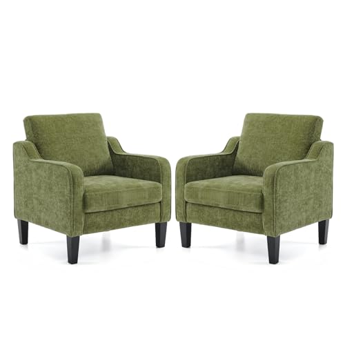 Olive Green Chenille